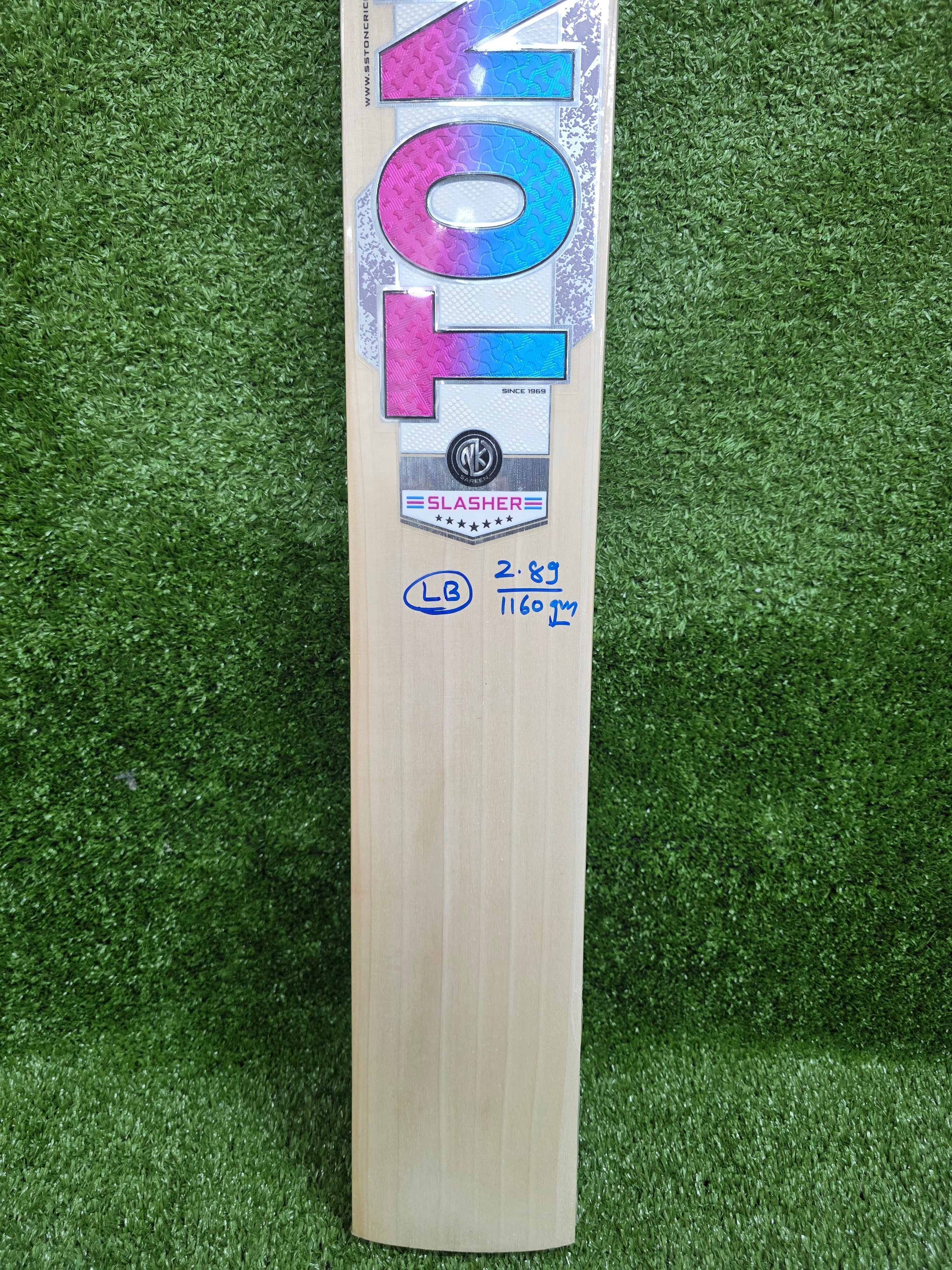 SS Ton Slasher English Willow Cricket Bat – Long Blade, Grade 3 SS