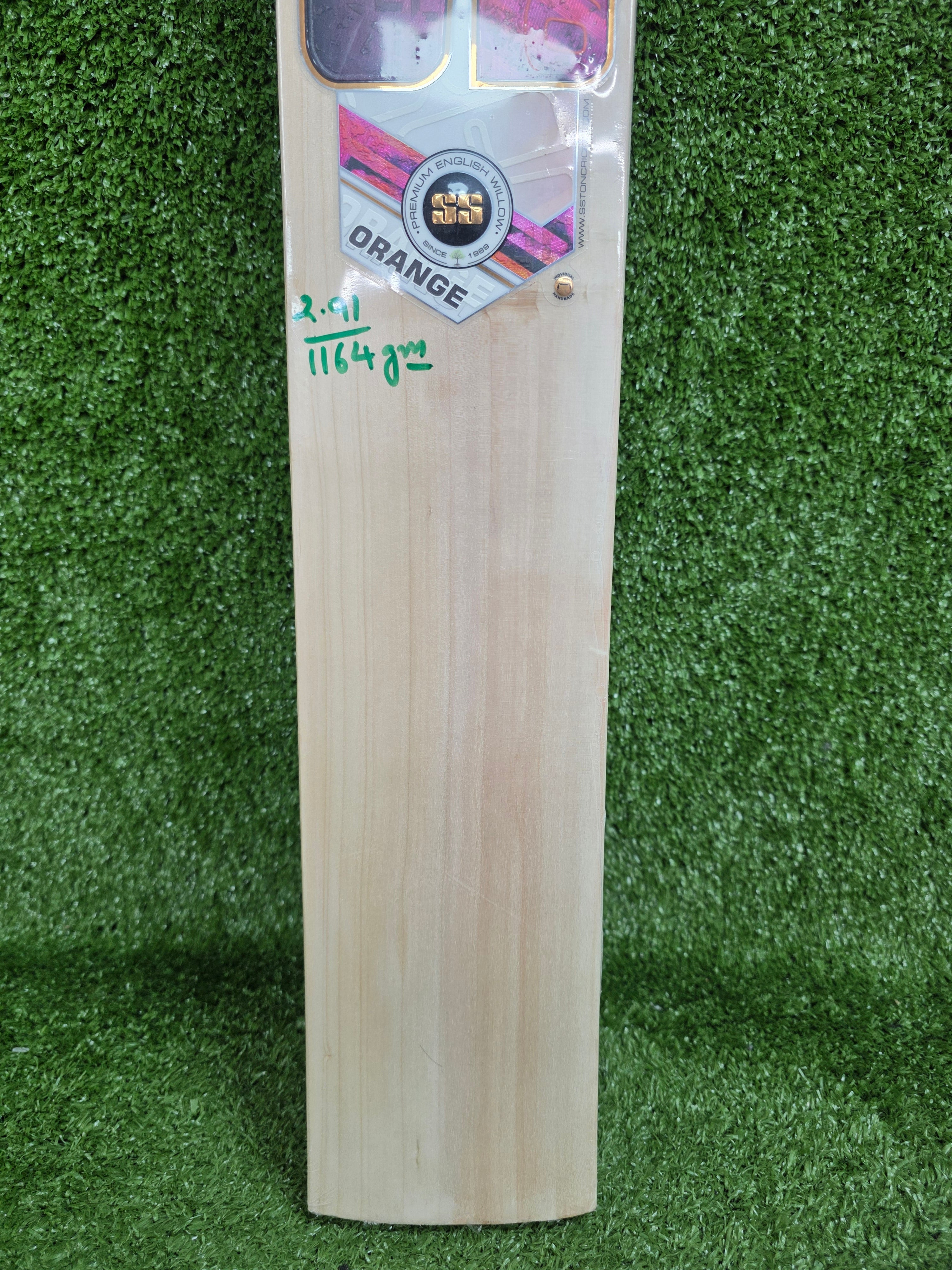 SS Orange English Willow Cricket Bat