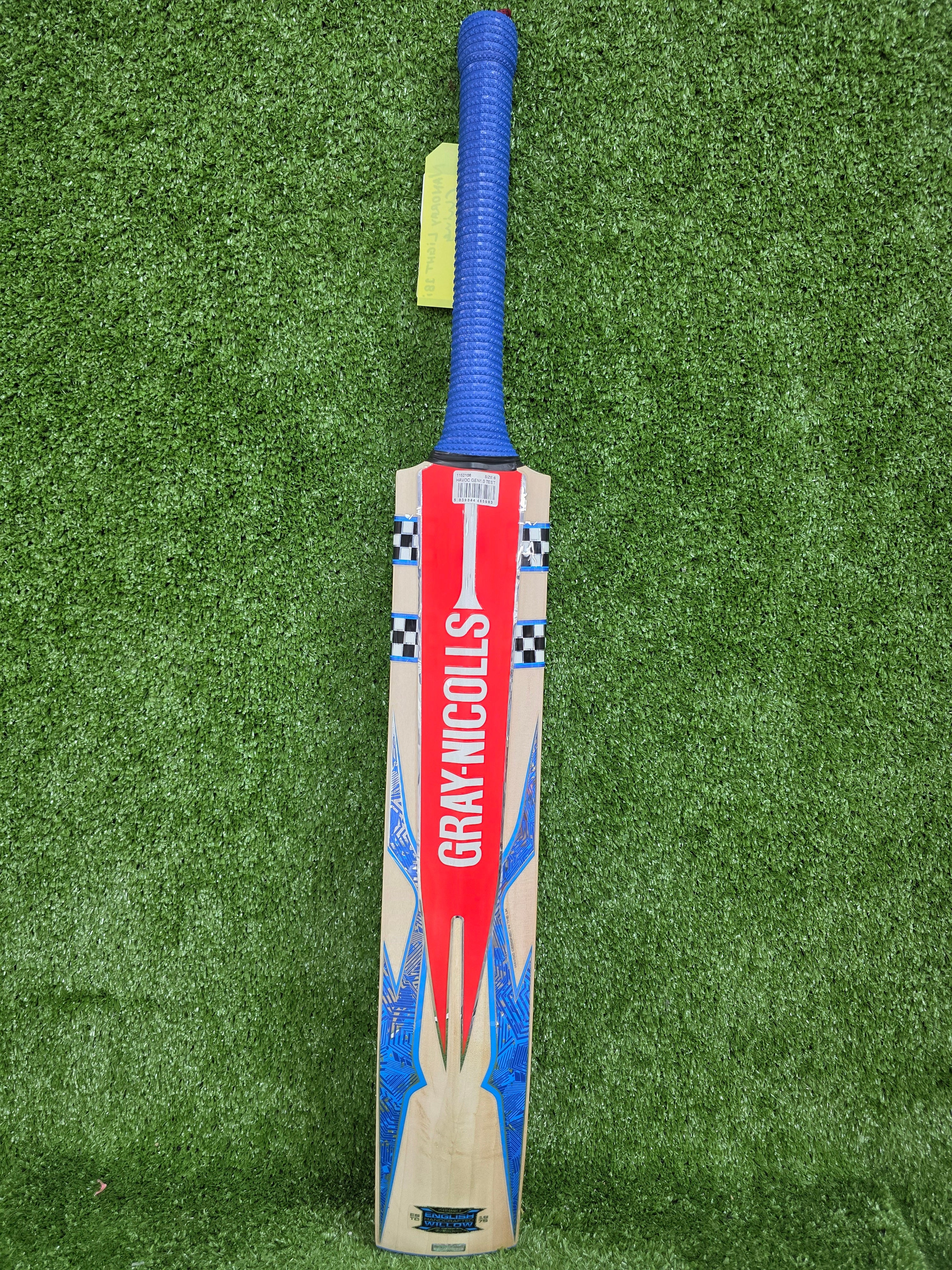 Gray-Nicolls Havoc 1.0 Test Junior / Youth English Willow Cricket Bat