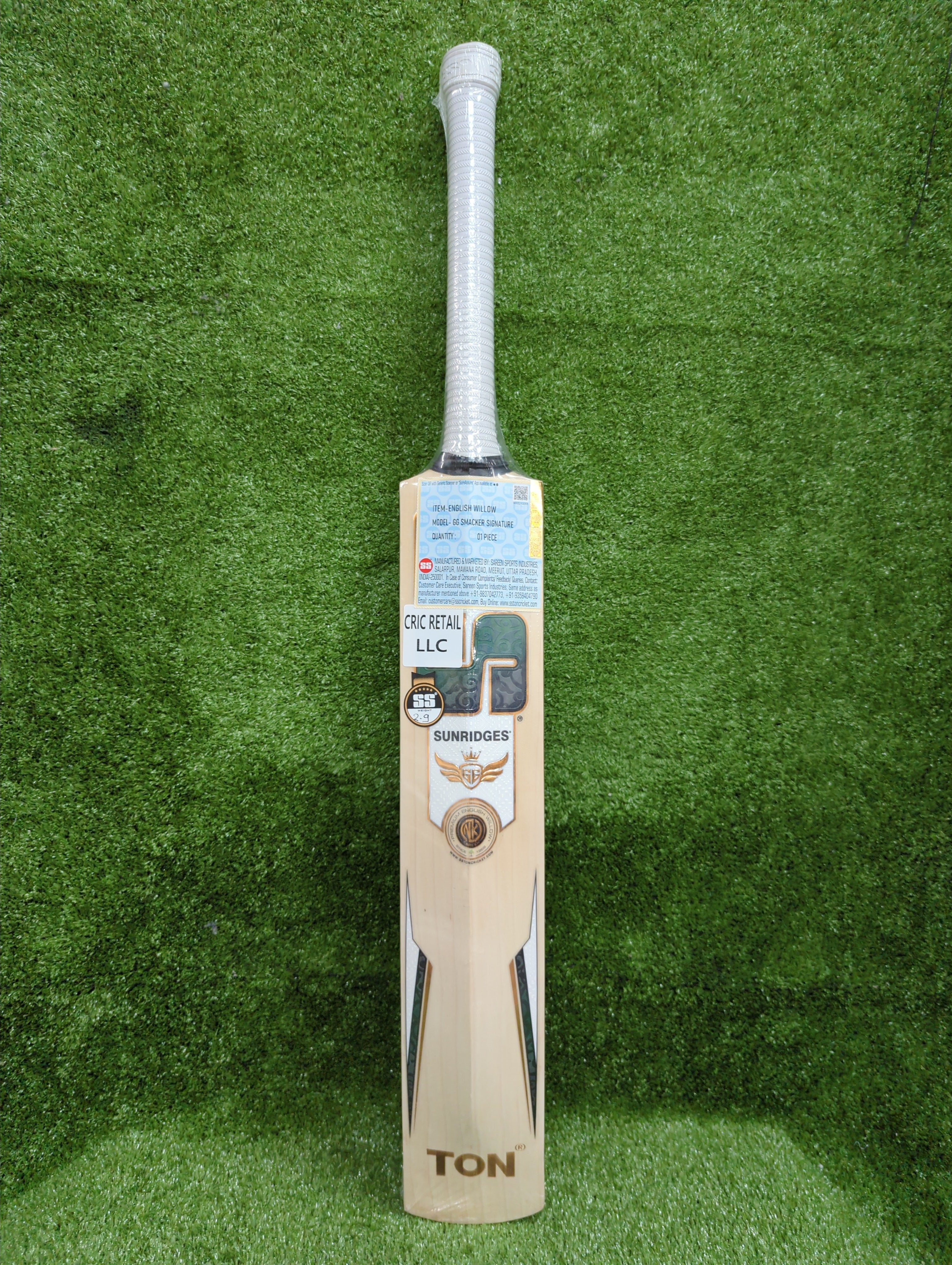 SS GG Smacker Signature English Willow Bat – T20 Power Hitter Profile SS