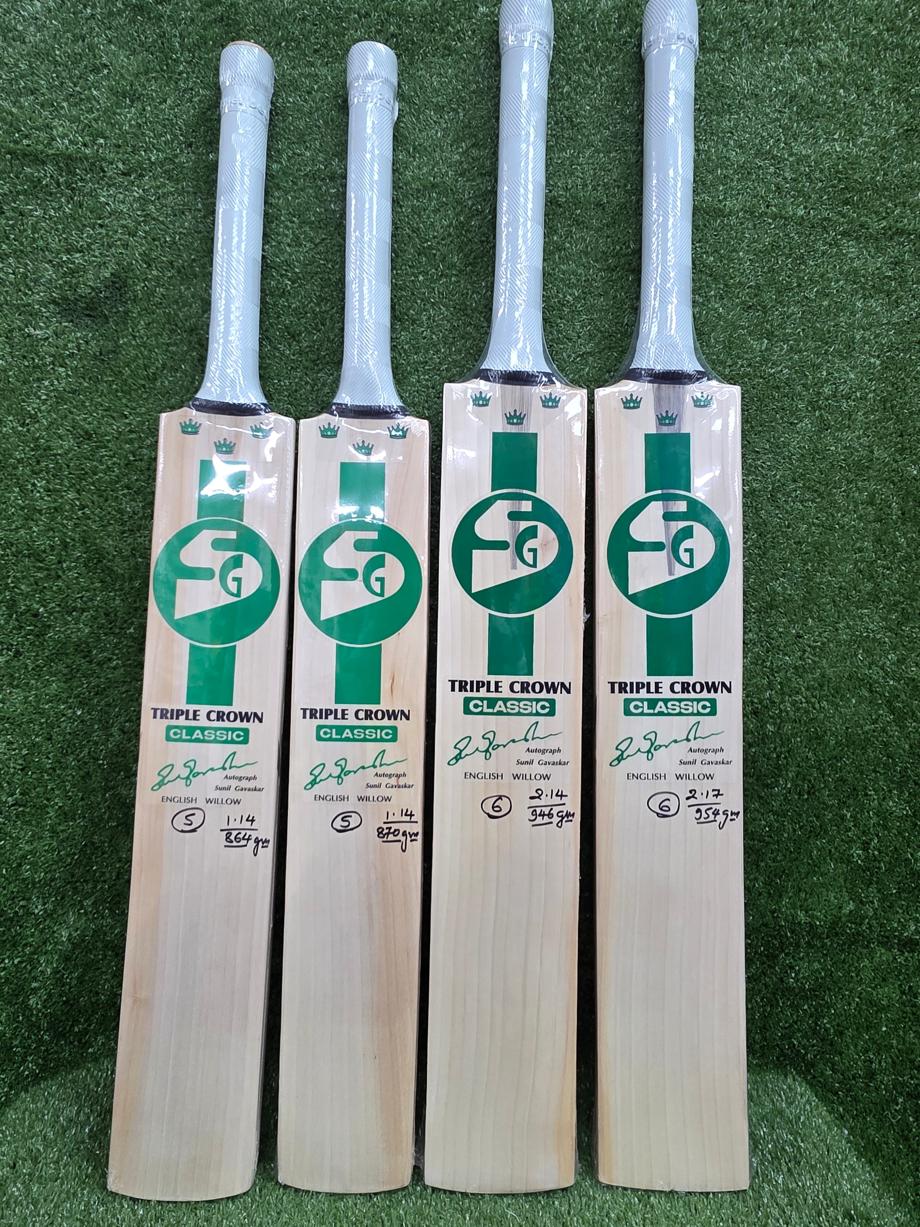 SG Triple Crown Classic Junior / Youth English Willow Cricket Bat SG