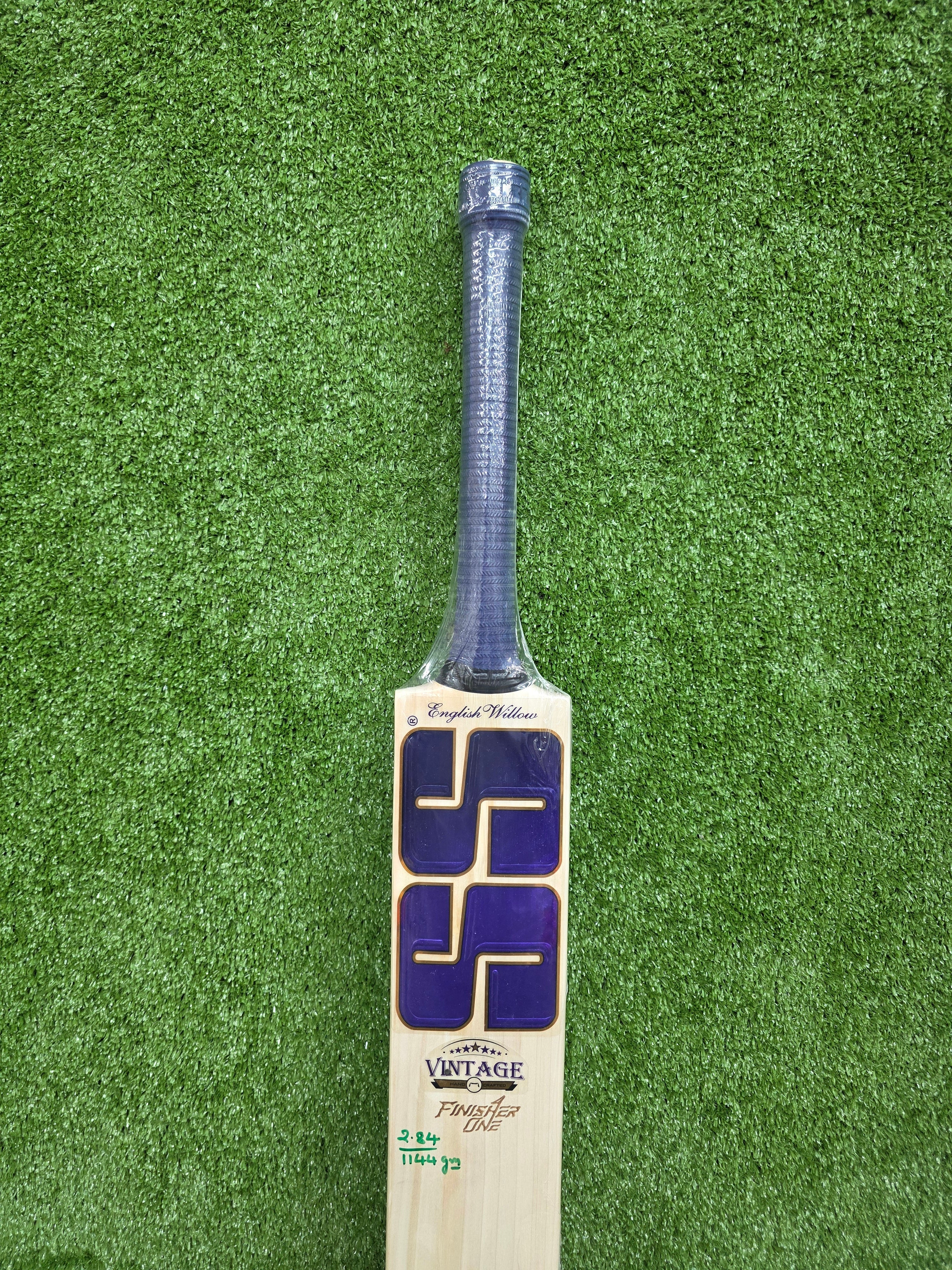 SS Vintage Finisher One (Dinesh Karthik) English Willow Cricket Bat Dark Blue SS