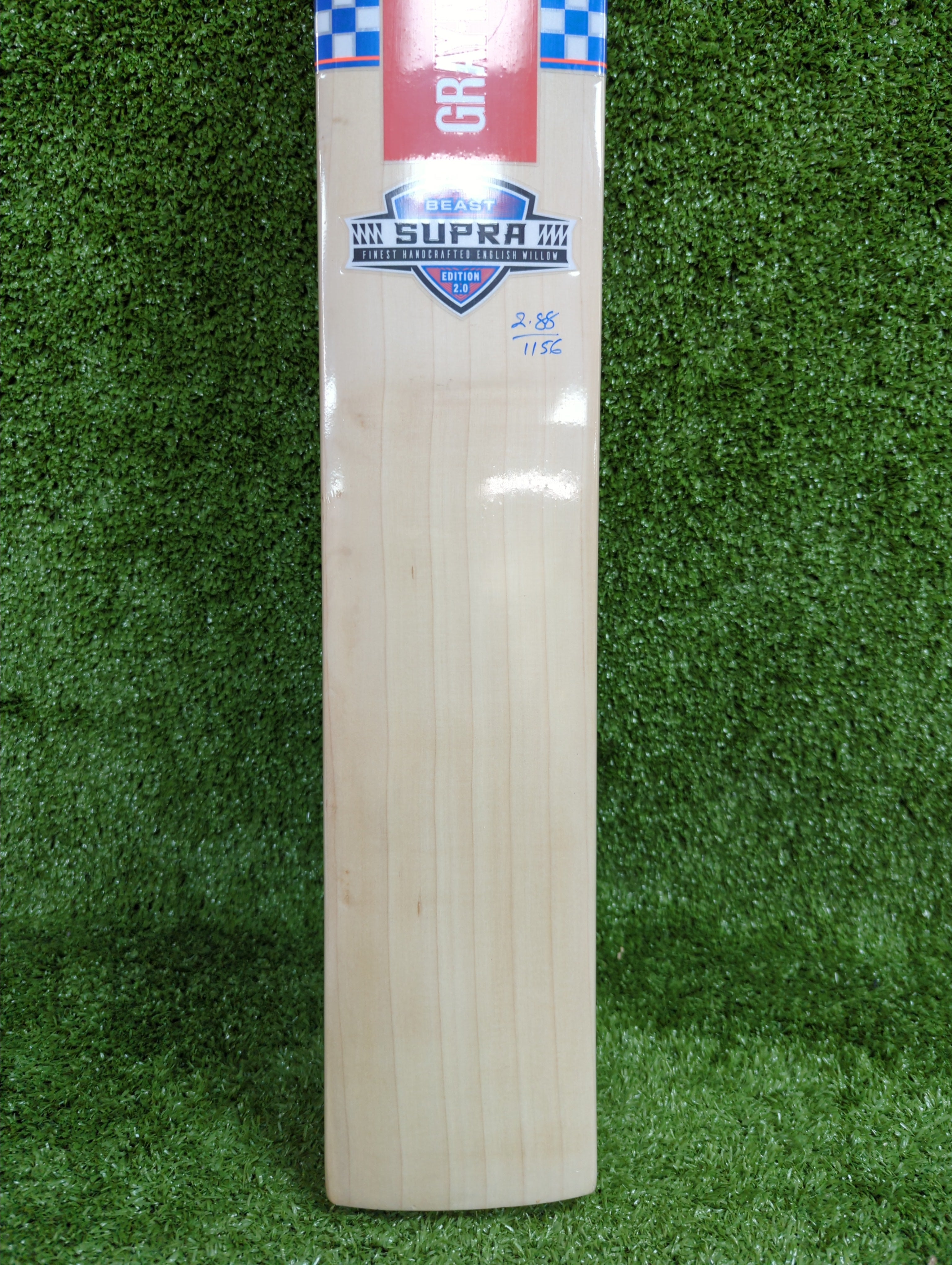 Gray-Nicolls Supra Beast 2.0 Edition English Willow Cricket Bat - Blue Sticker
