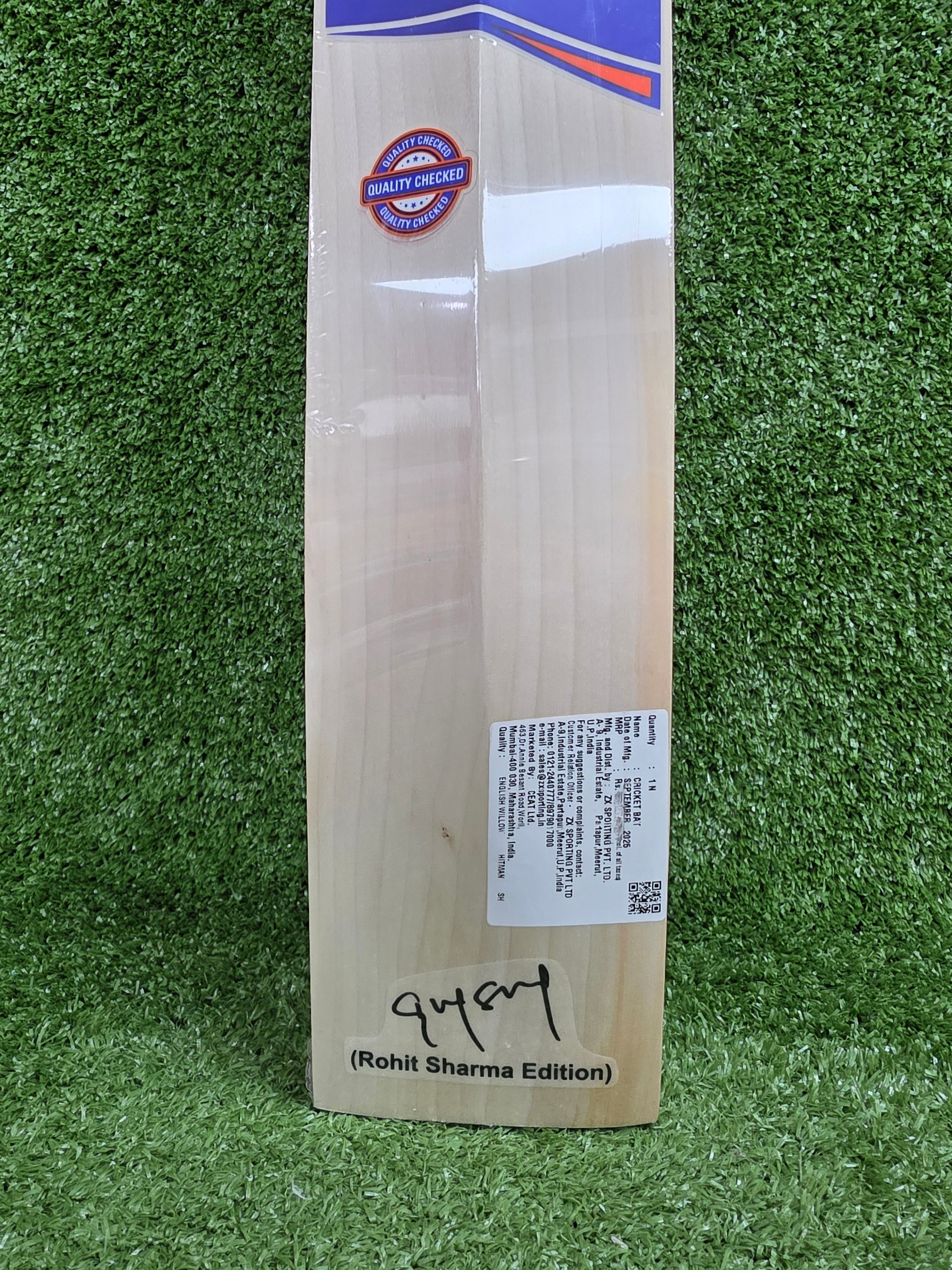 CEAT Hitman Rohit Sharma RS-45 Player Edition English Willow Cricket Bat 2025