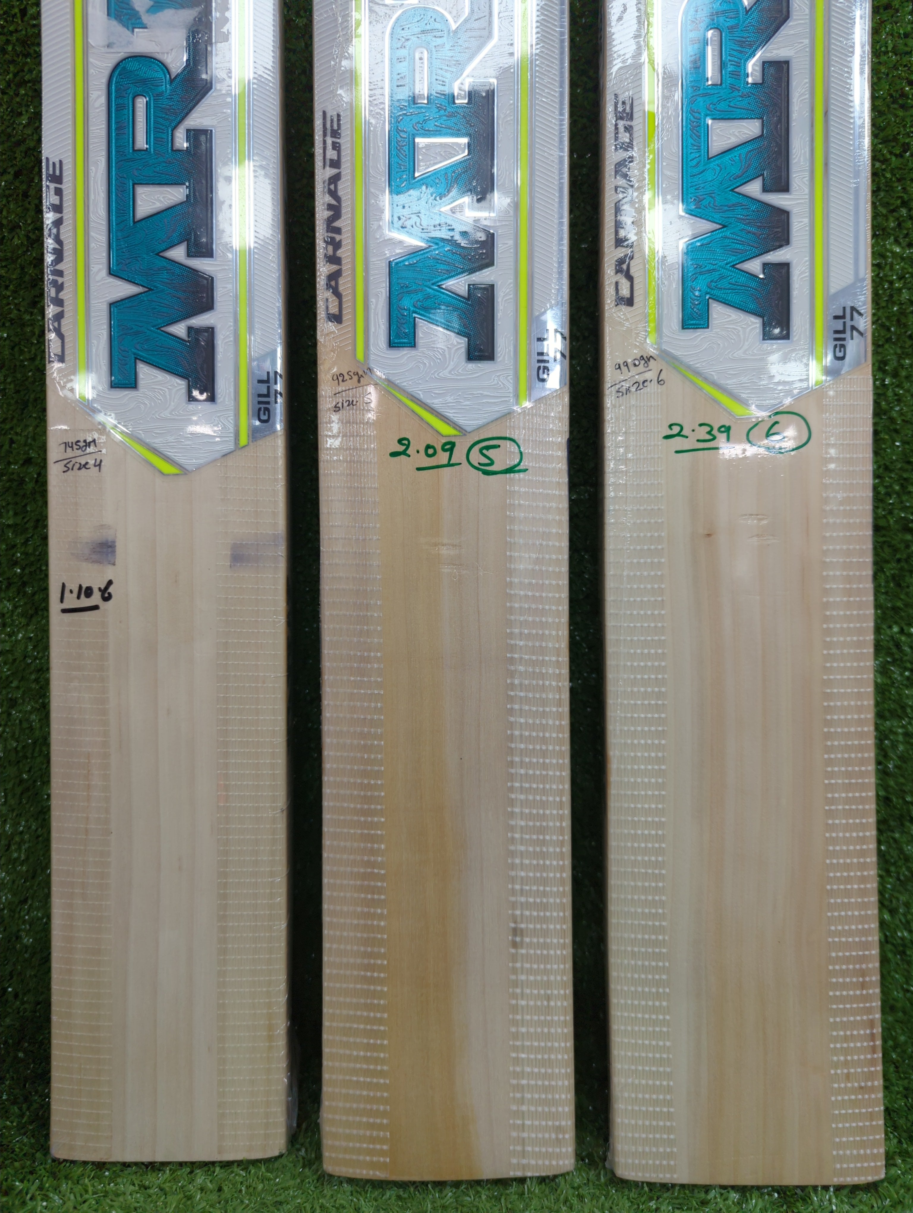 MRF Carnage GILL 77 Junior / Youth English Willow Cricket Bat