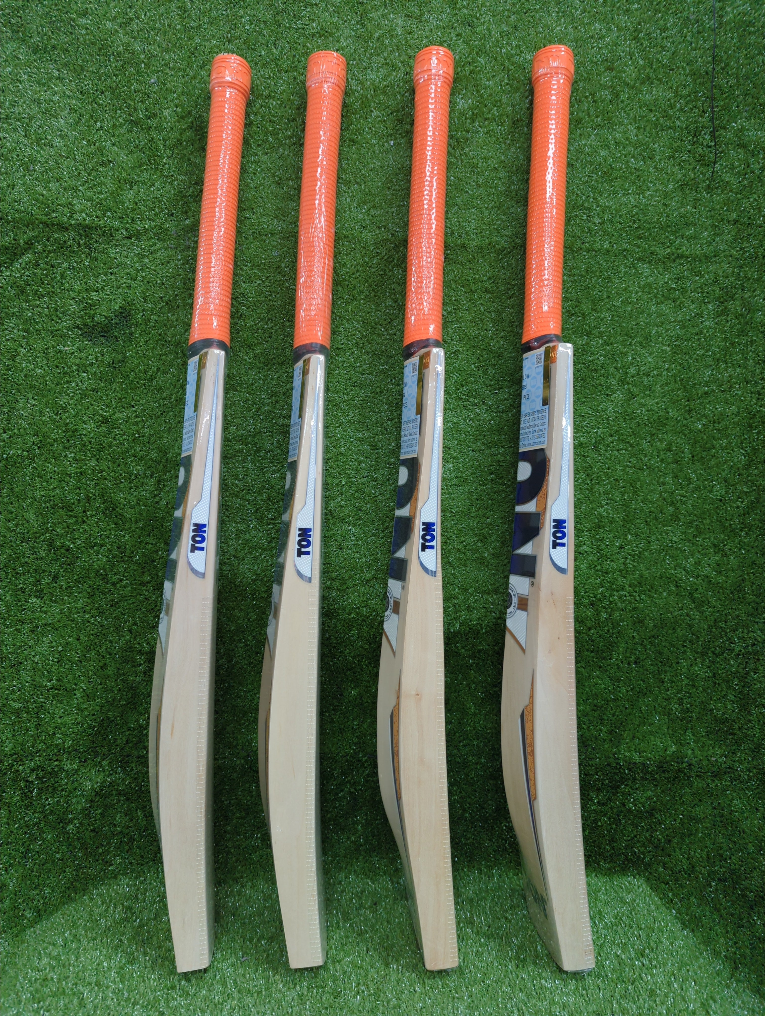 SS TON Dhoni Players Premium Kashmir Willow Cricket Bat by SS - side view - TopCricketStore