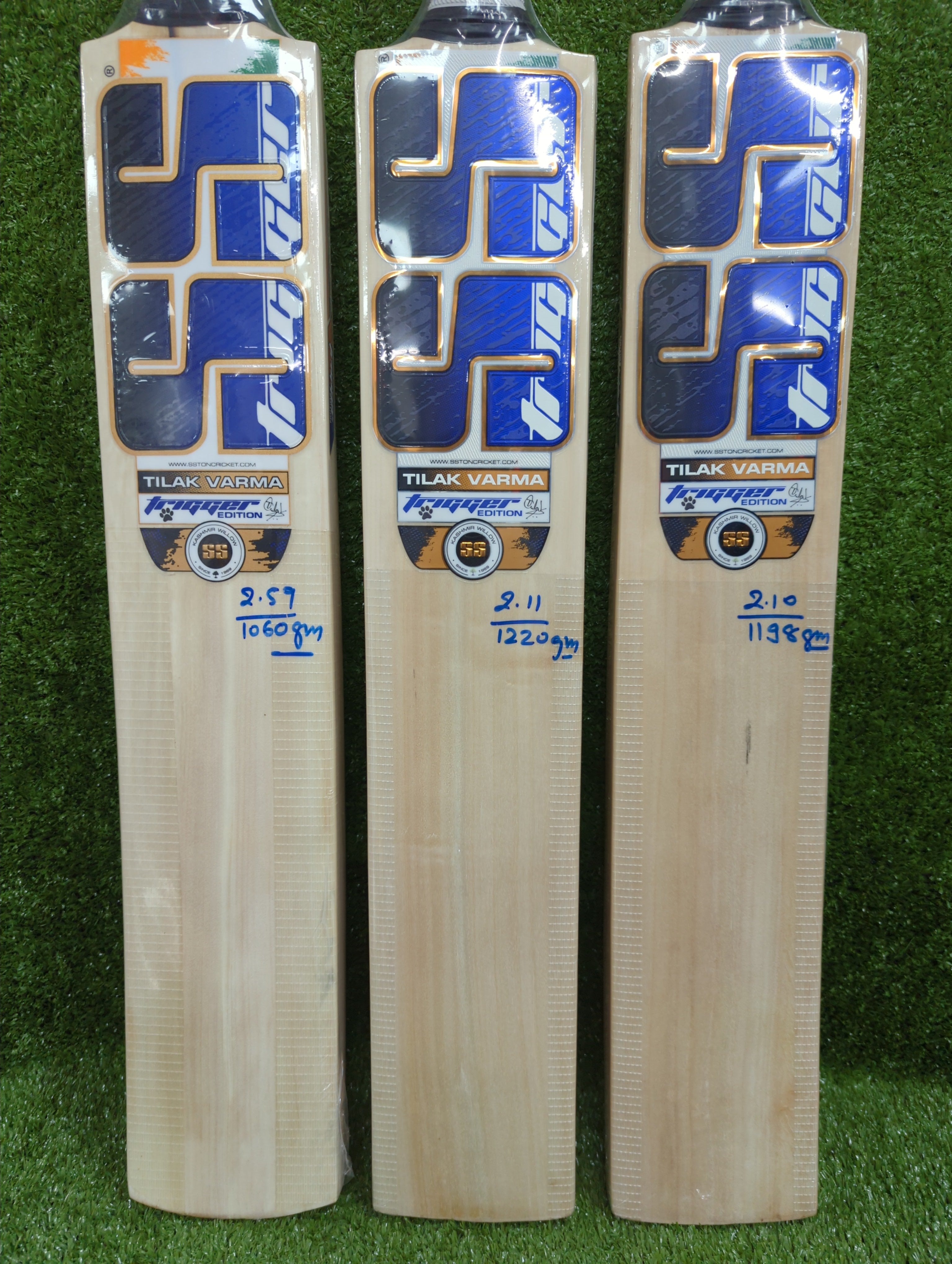 SS Tilak Varma Trigger Edition Kashmir Willow Cricket Bat SS