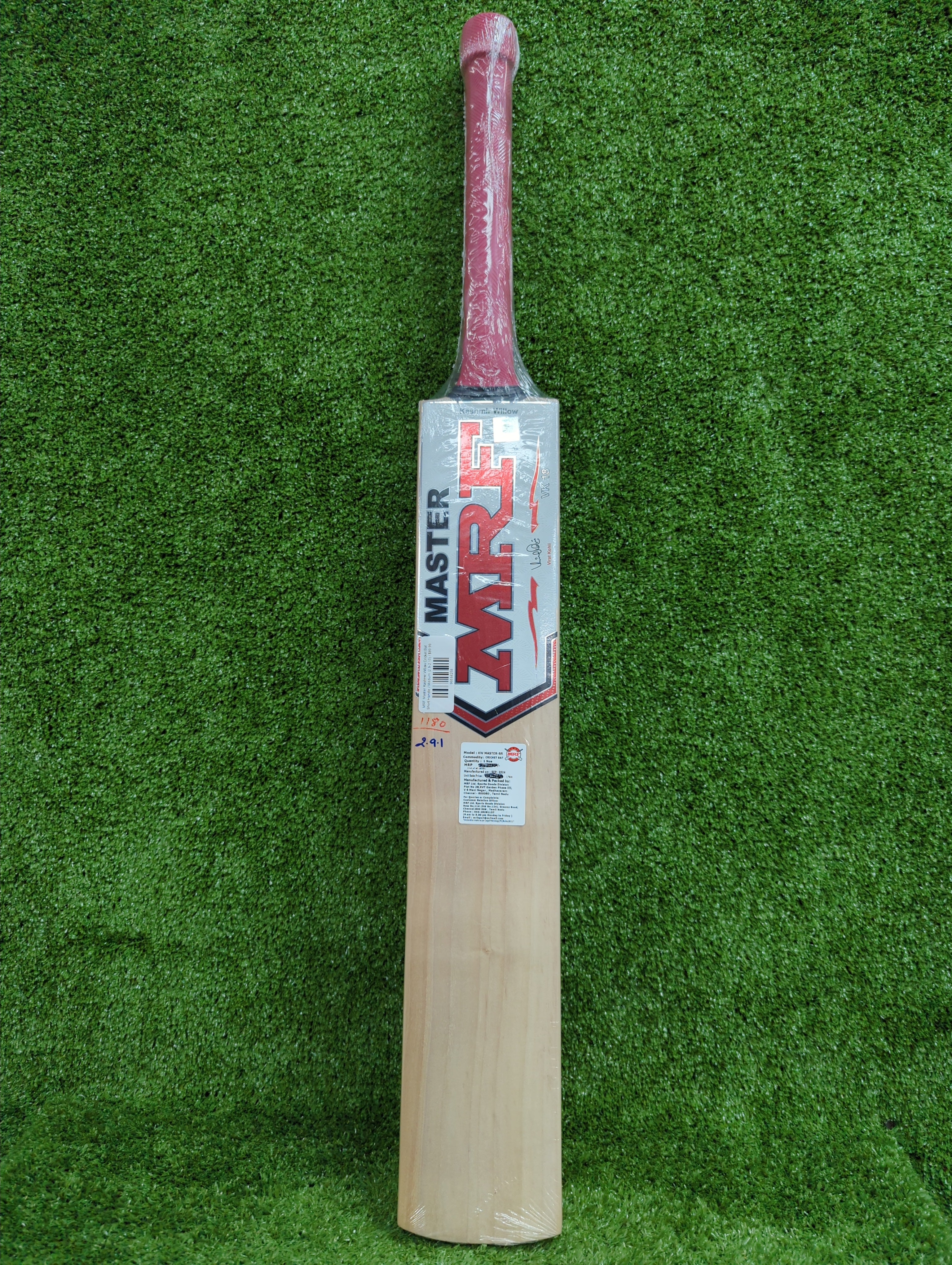 MRF Master Kashmir Willow Cricket Bat