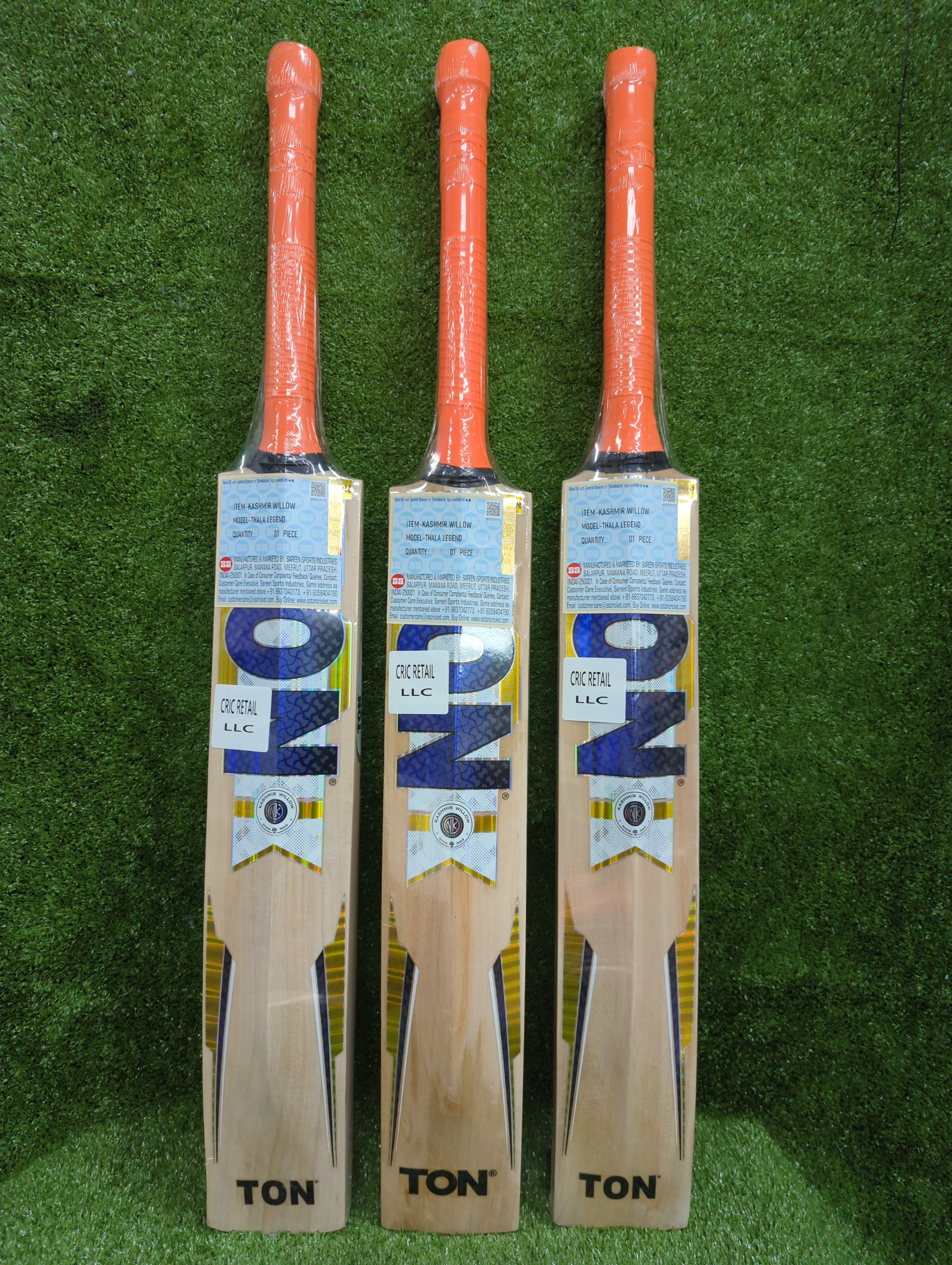 SS TON M.S. Dhoni Thala Legend Kashmir Willow Cricket Bat SS
