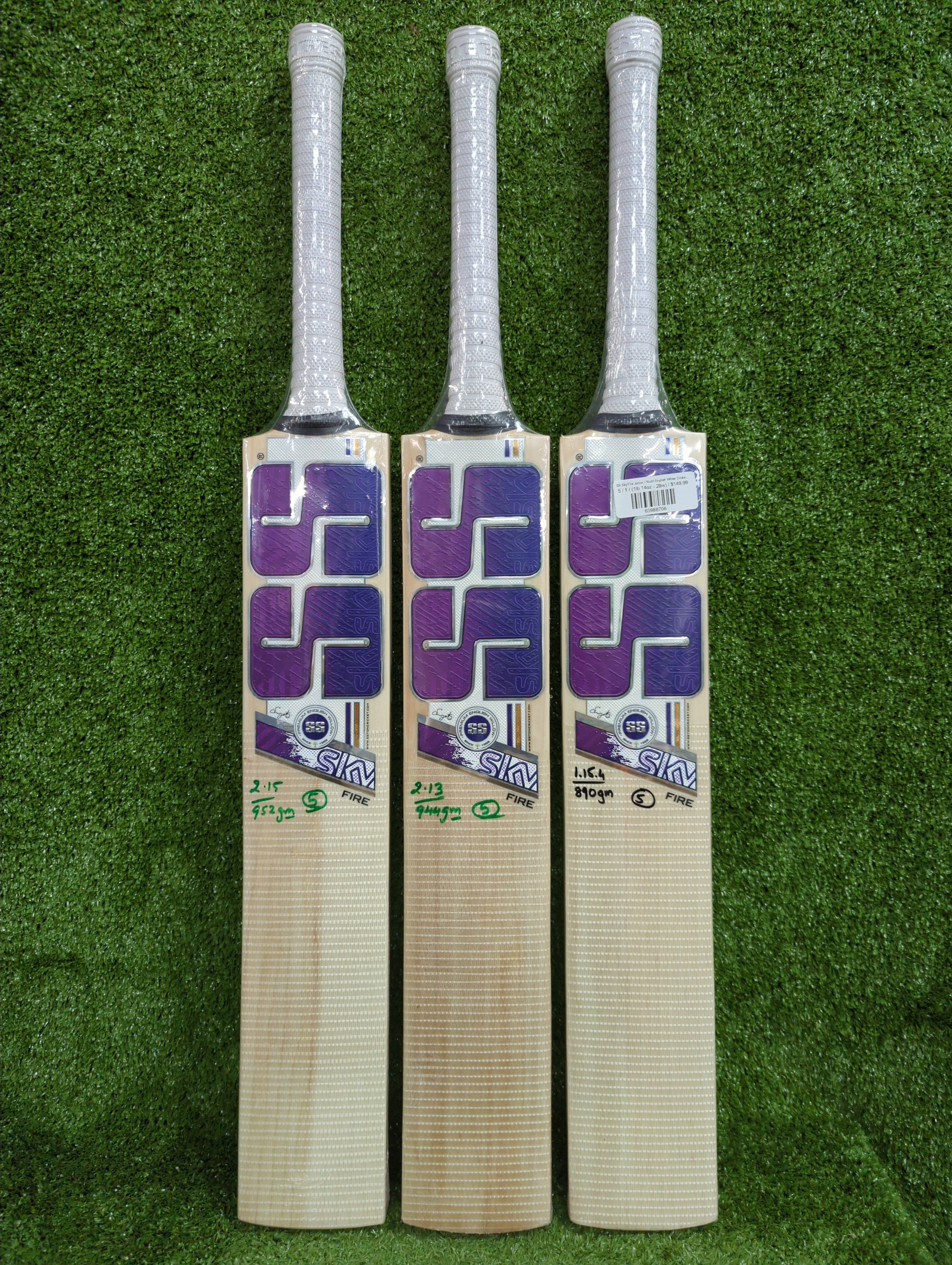 SS Sky Fire Junior / Youth English Willow Cricket Bat