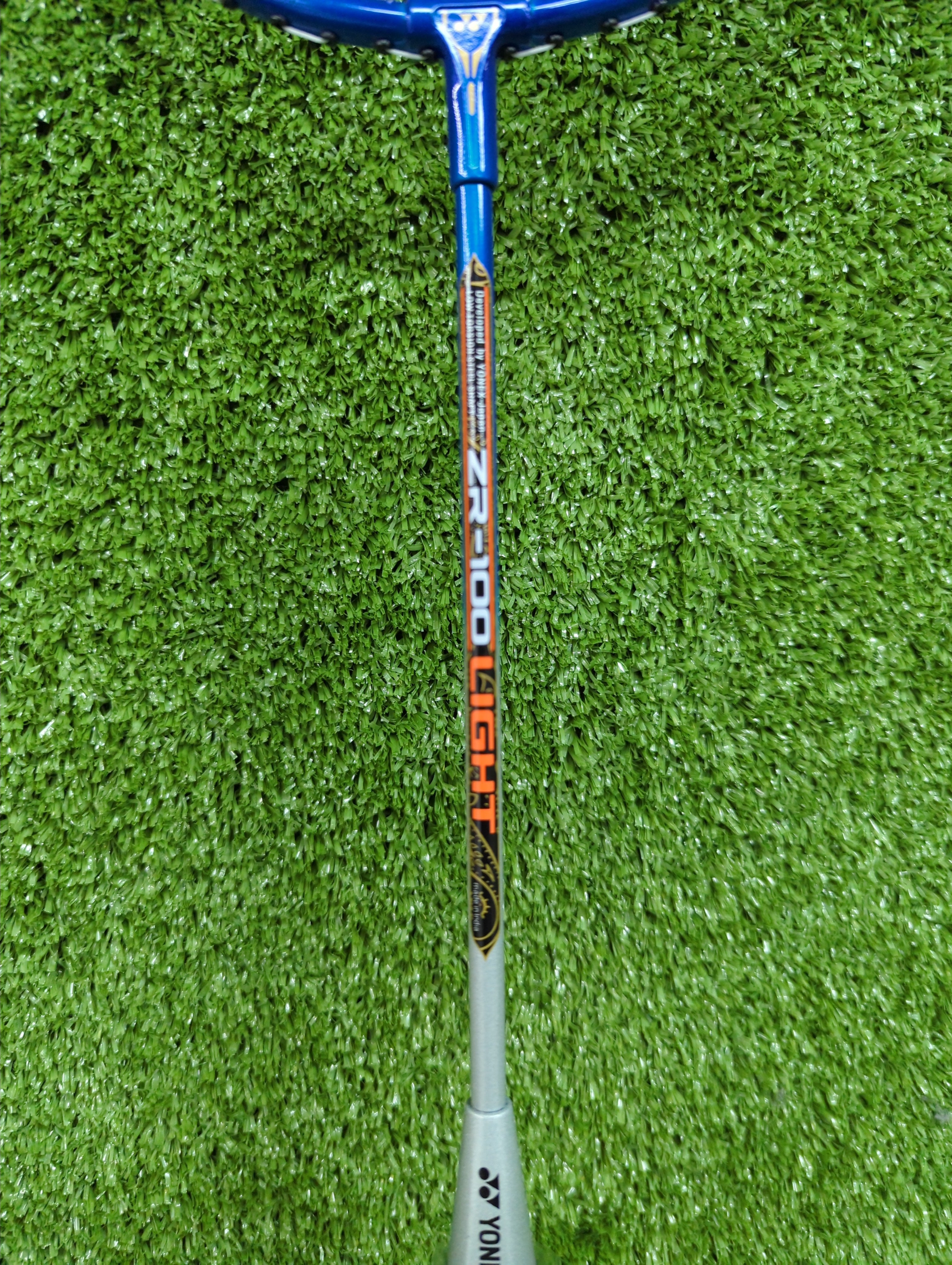 Yonex ZR-100 Light Blue Badminton Racket | Prestrung & Beginner Friendly