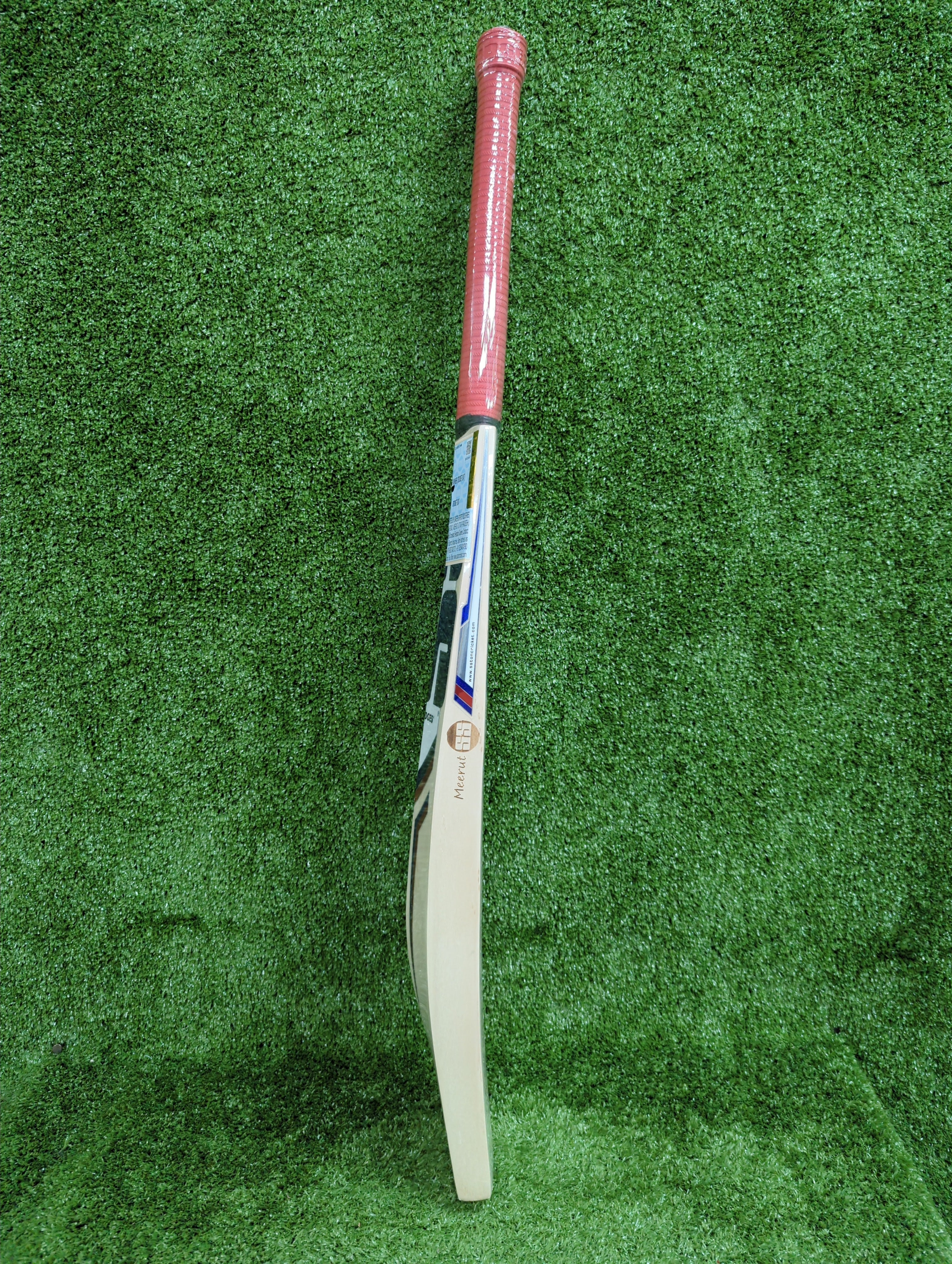 SS Sky Blaster English Willow Cricket Bat - Blue Sticker