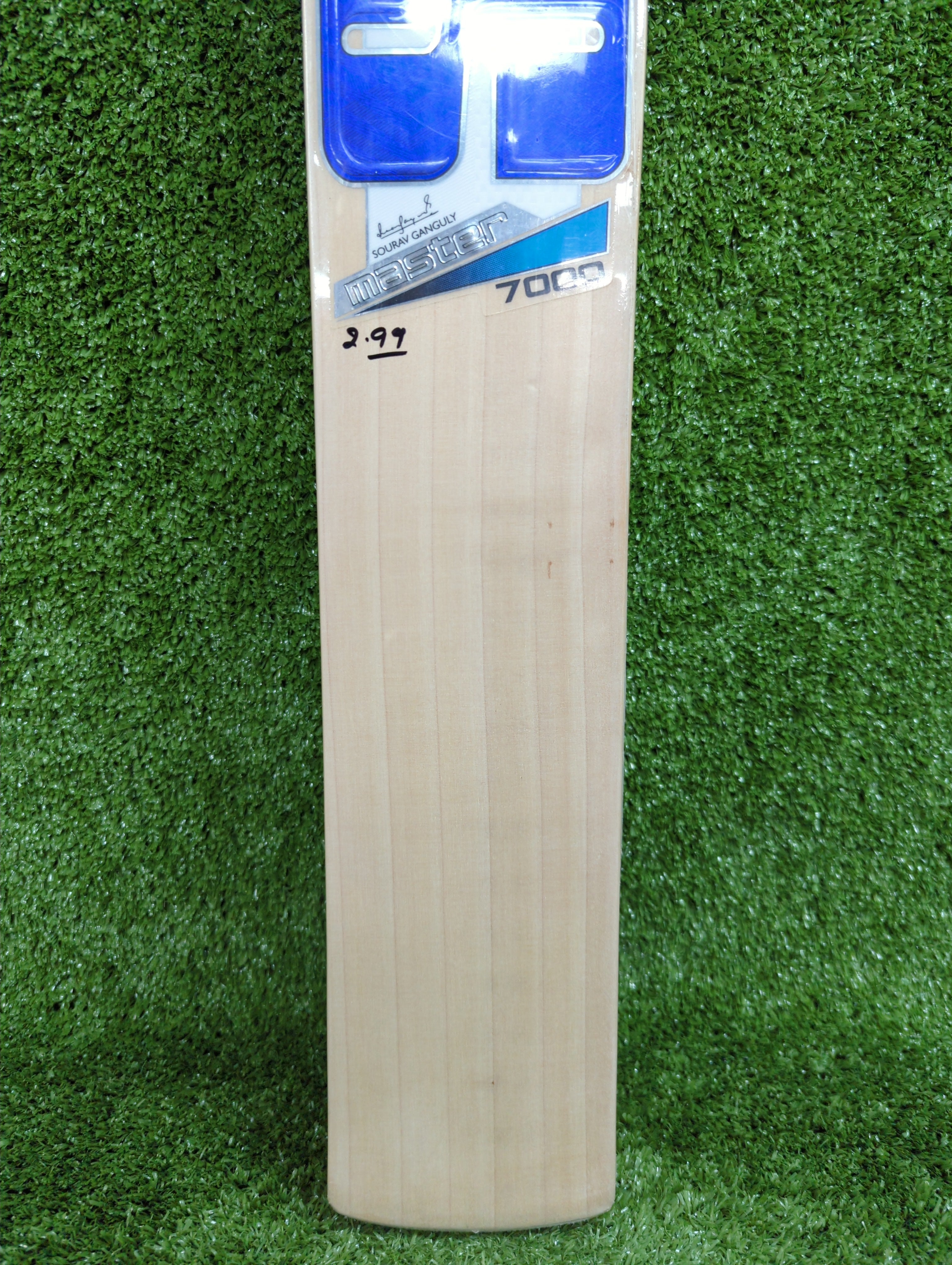 SS Master 7000 English Willow Cricket Bat Blue Sticker