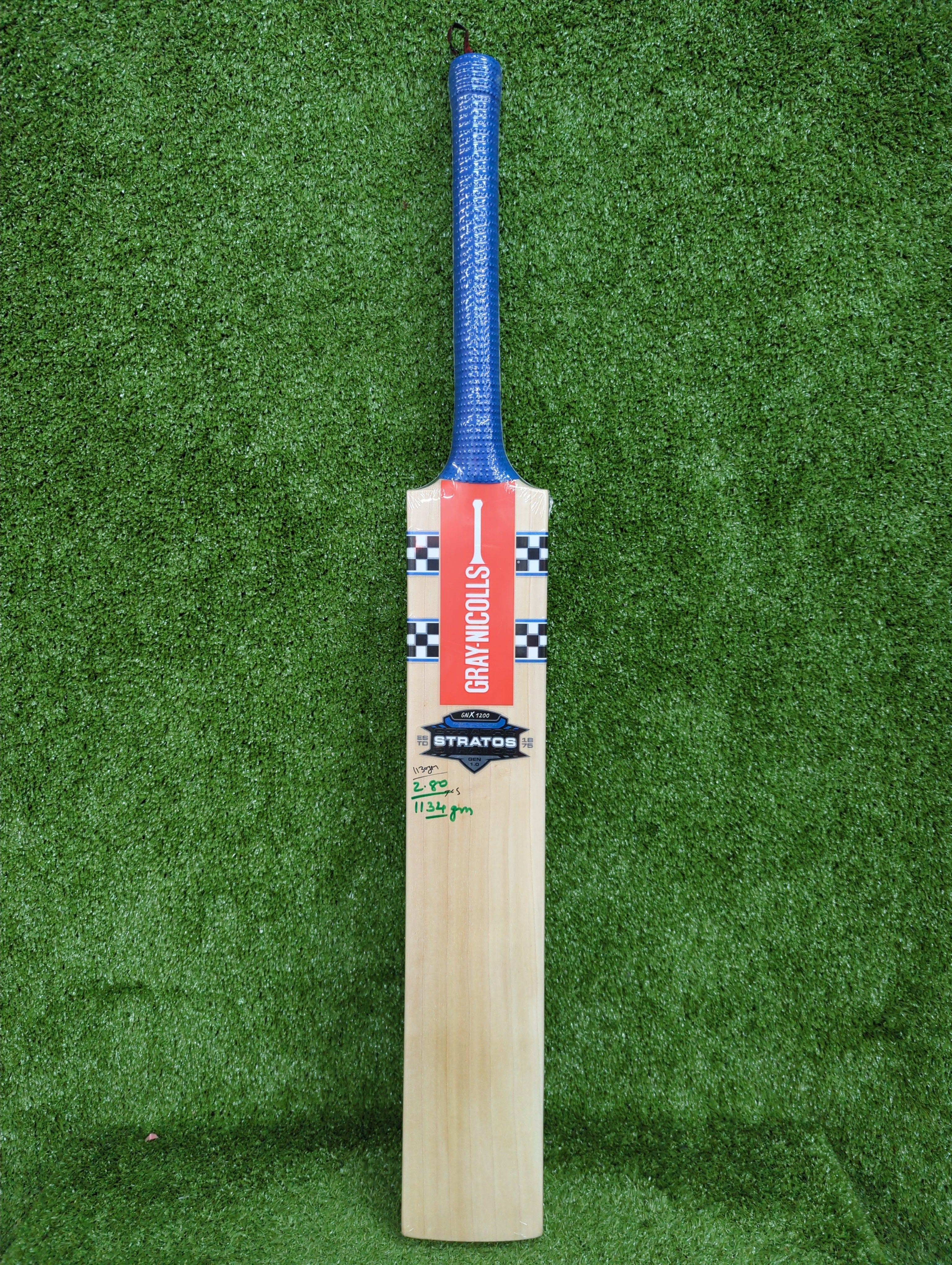 Gray-Nicolls Stratos Gen 1.0 GN X 1200 English Willow Cricket Bat GN
