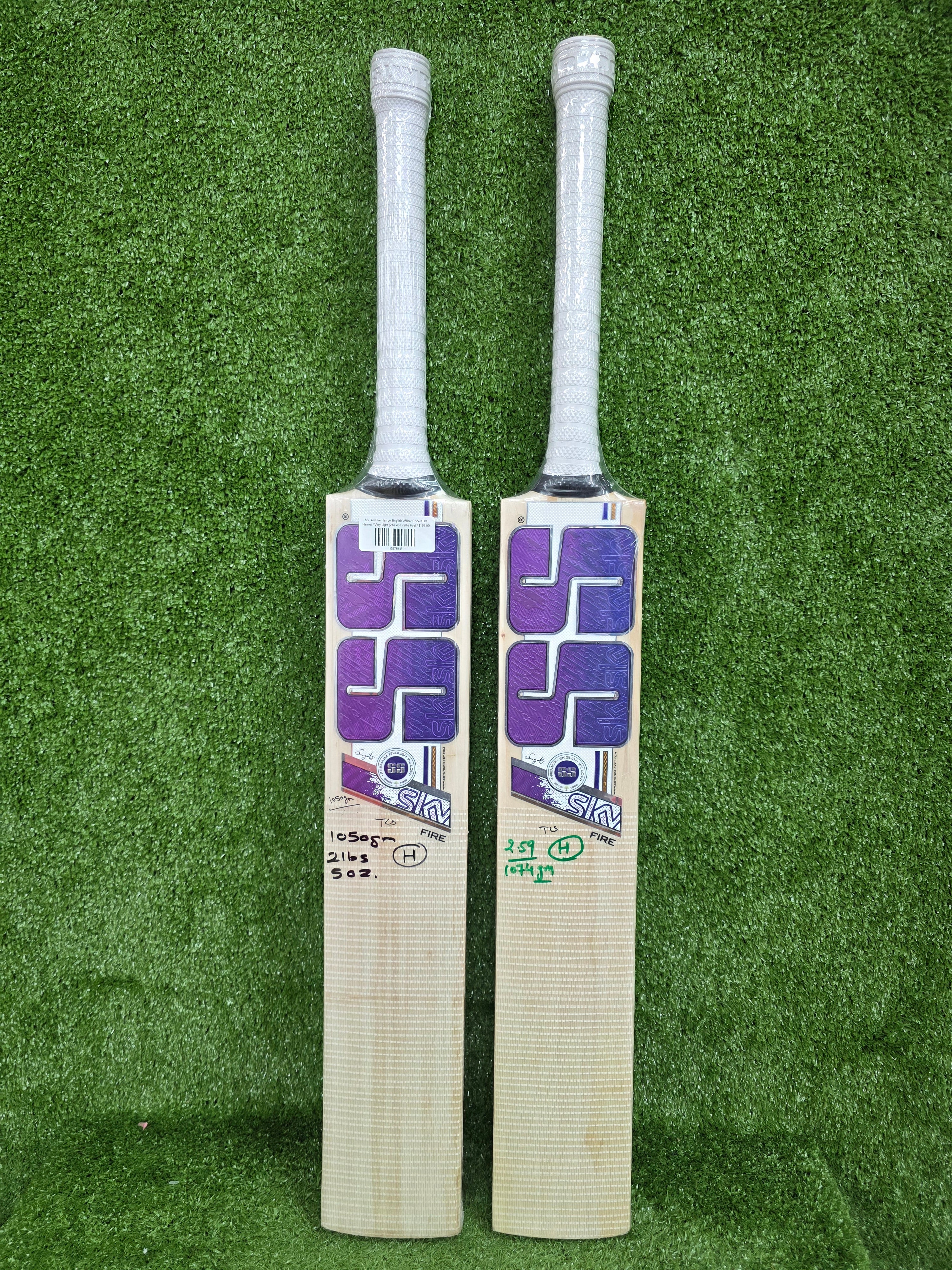 SS Sky Fire Harrow Youth English Willow Cricket Bat SS