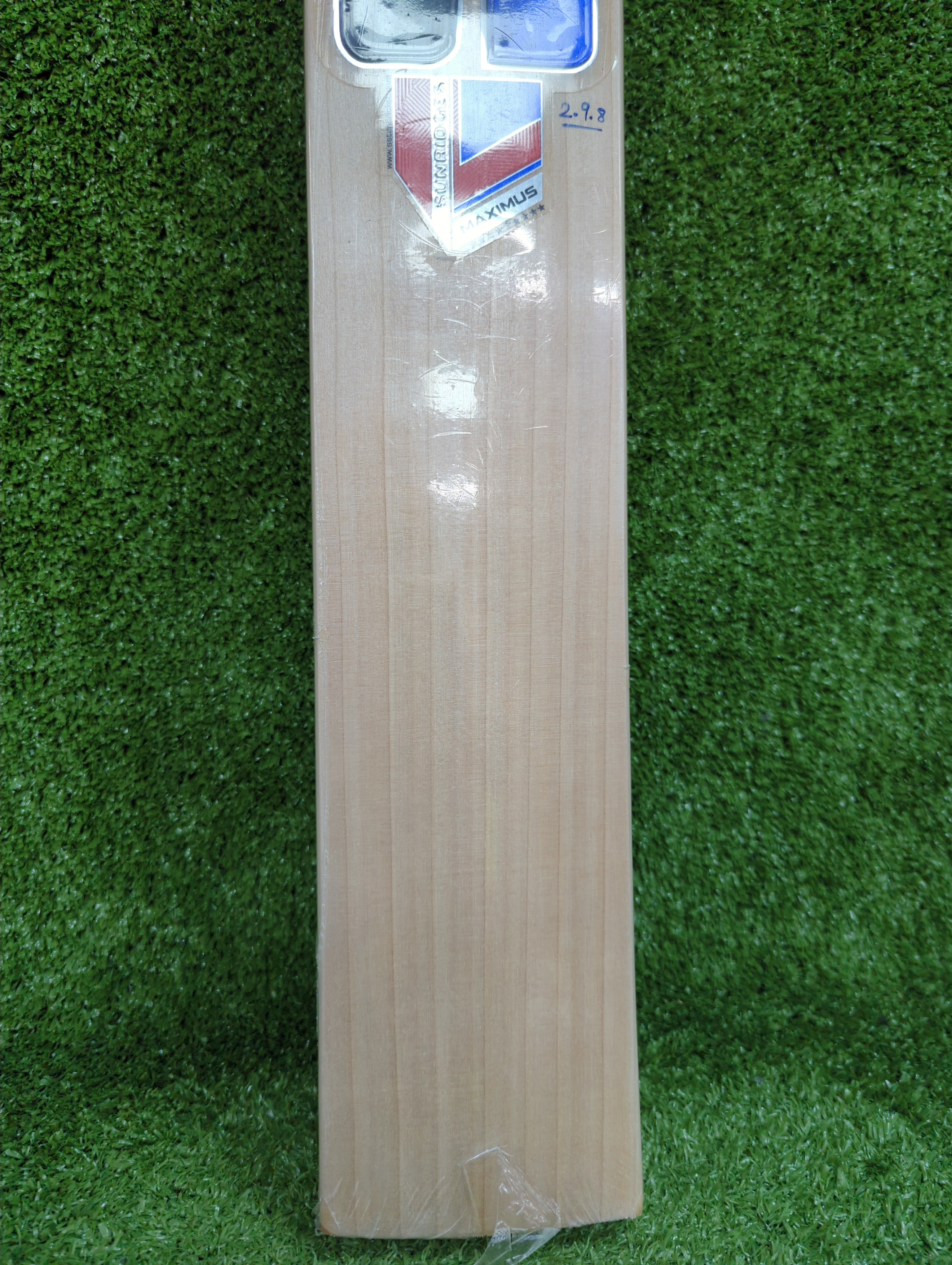 SS Core Maximus Grade 1 English Willow Cricket Bat (Blue Sticker)