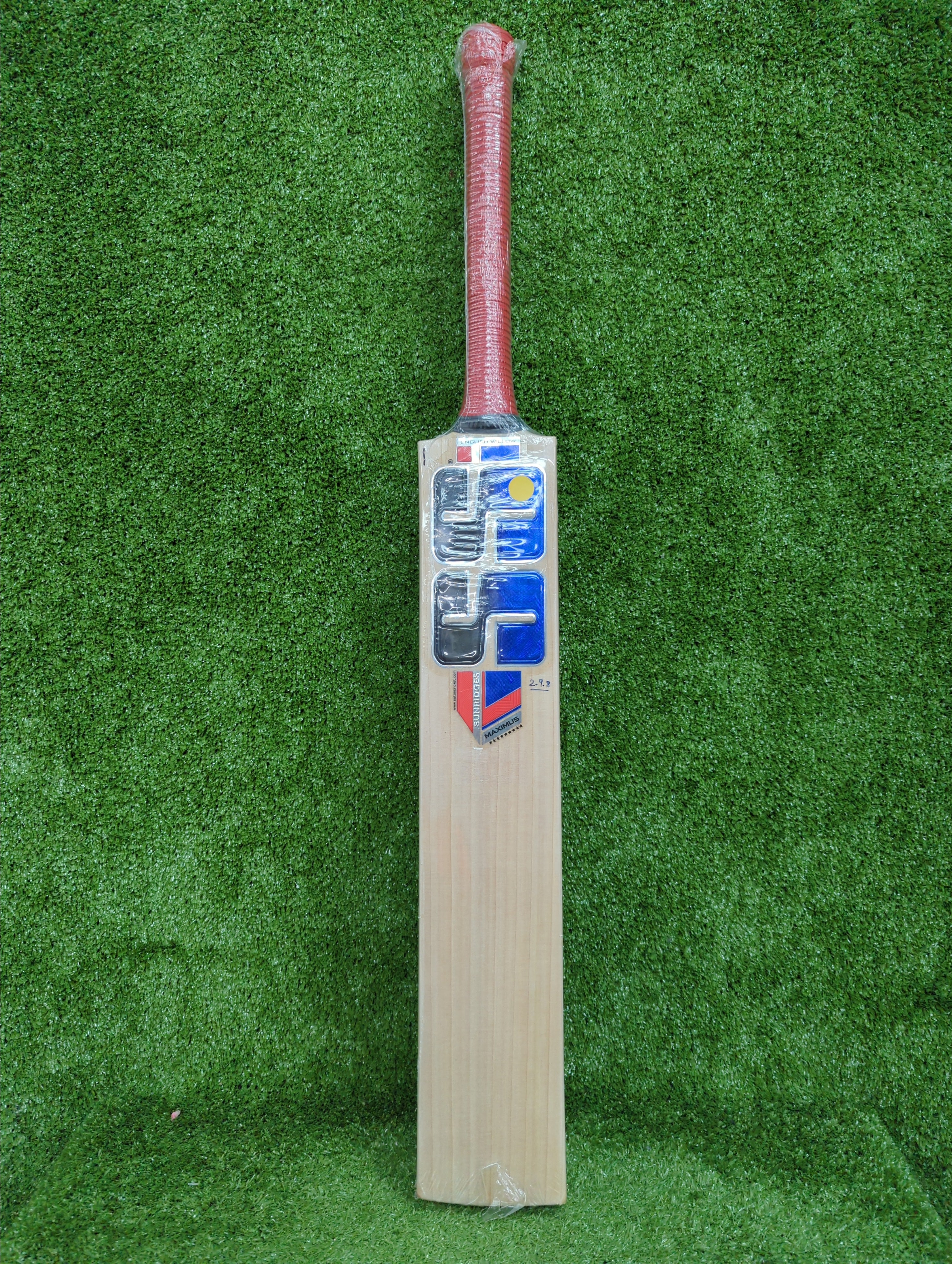 SS Core Maximus Grade 1 English Willow Cricket Bat (Blue Sticker)