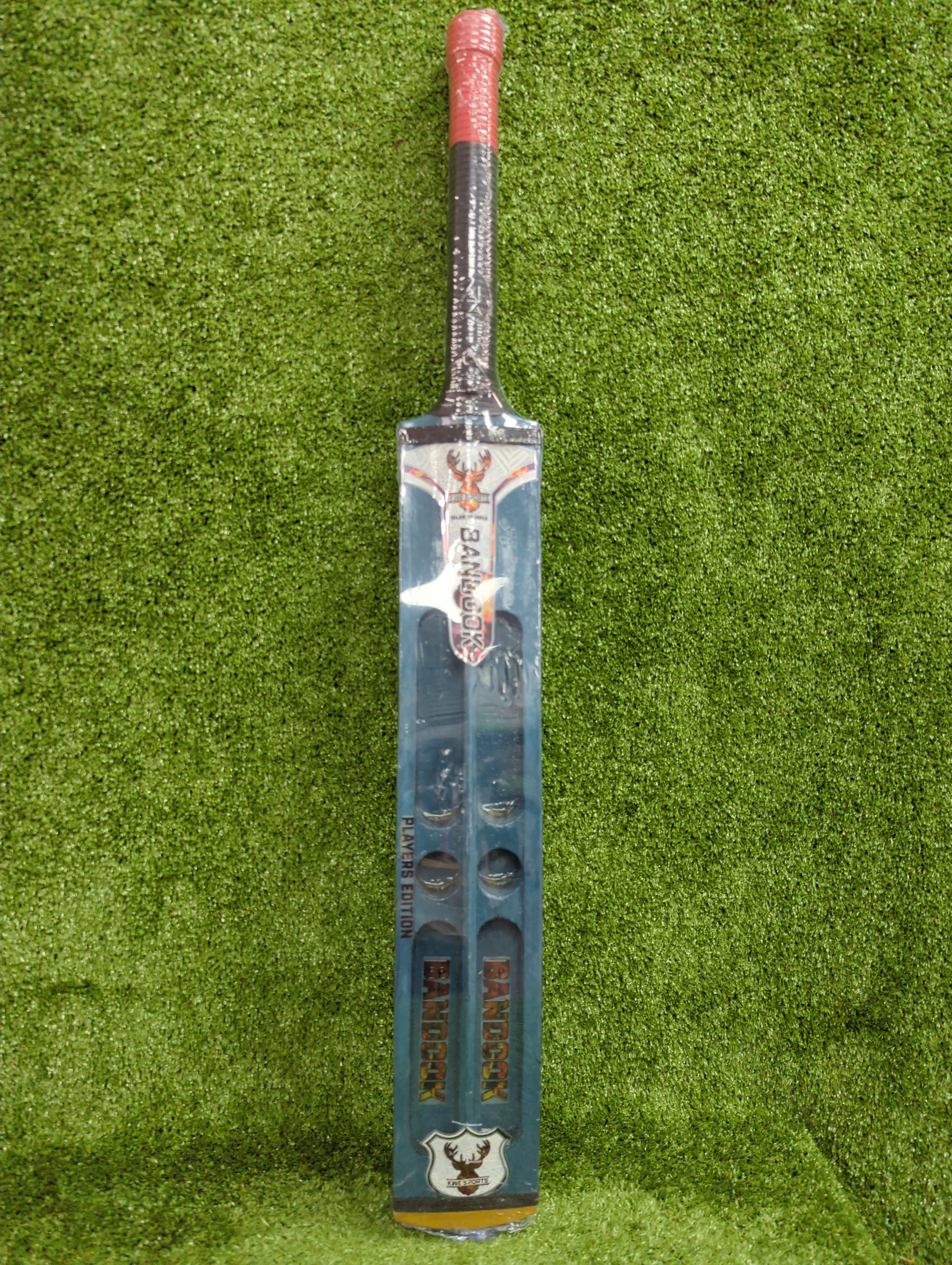 Bandook Blue - Players Edition Scoop Bats (2 holes, 4 Scoops - 33.5 Inches Height) ICC APPROVED