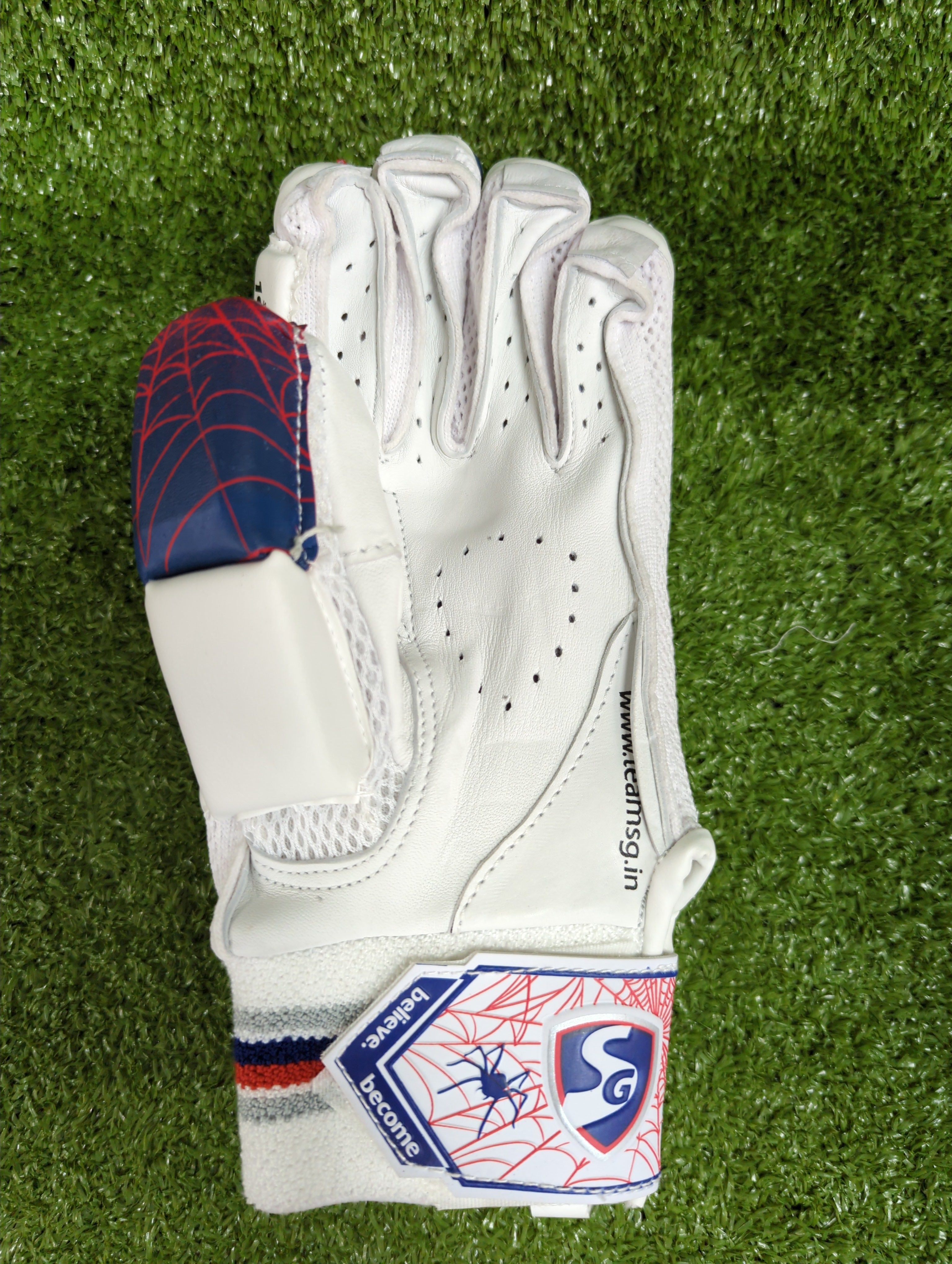 SG RP Lite Cricket Batting Gloves (Red)