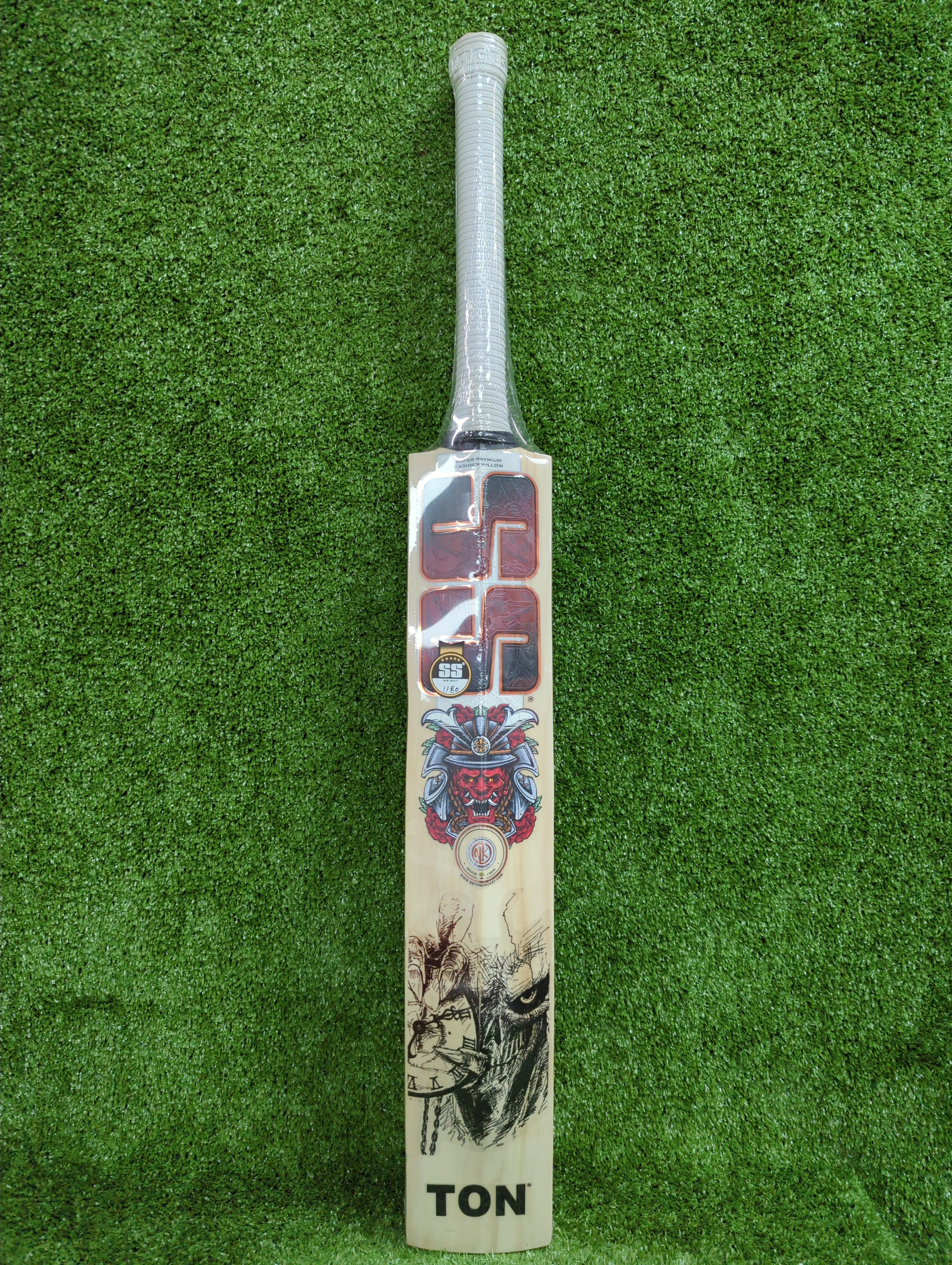 SS Devils Super Six Red Premium Kashmir Willow Cricket Bat