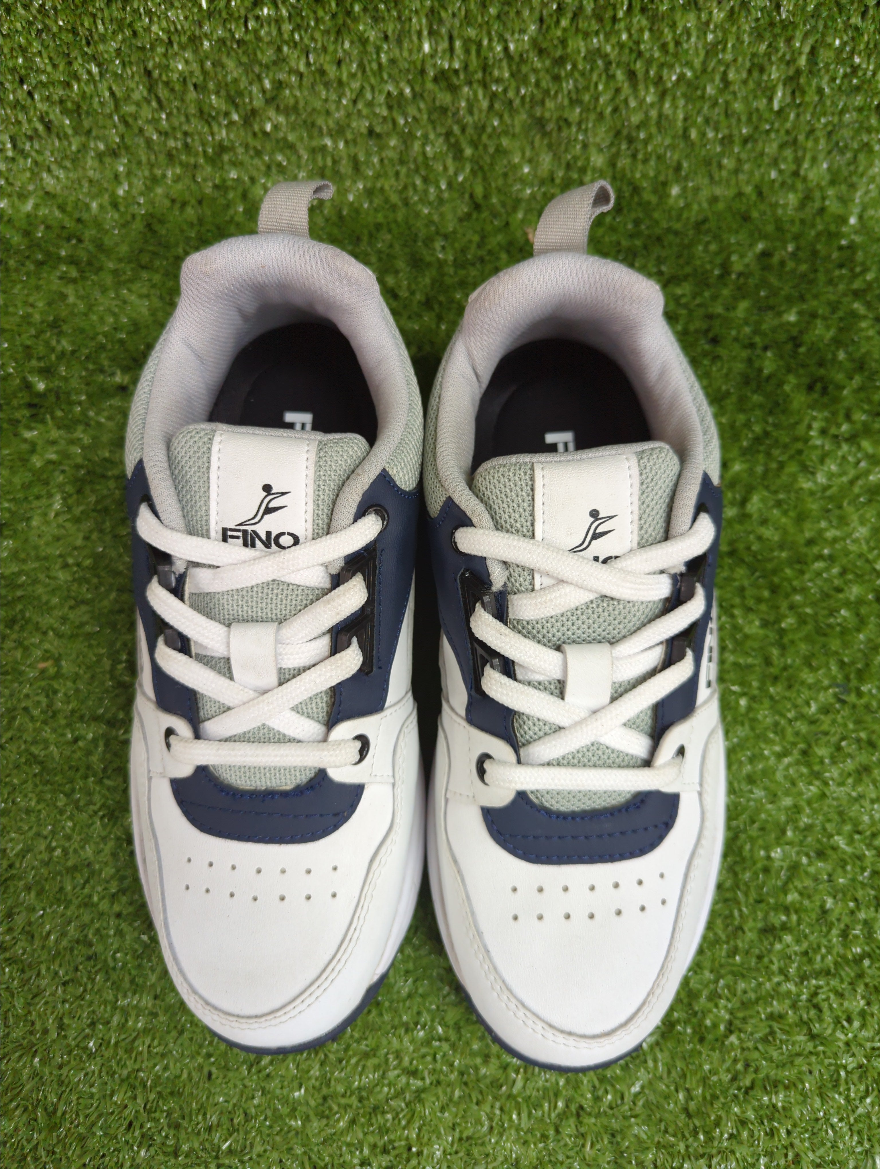 FINO C-12 Junior Navy Blue / Dark Gray Cricket Shoes