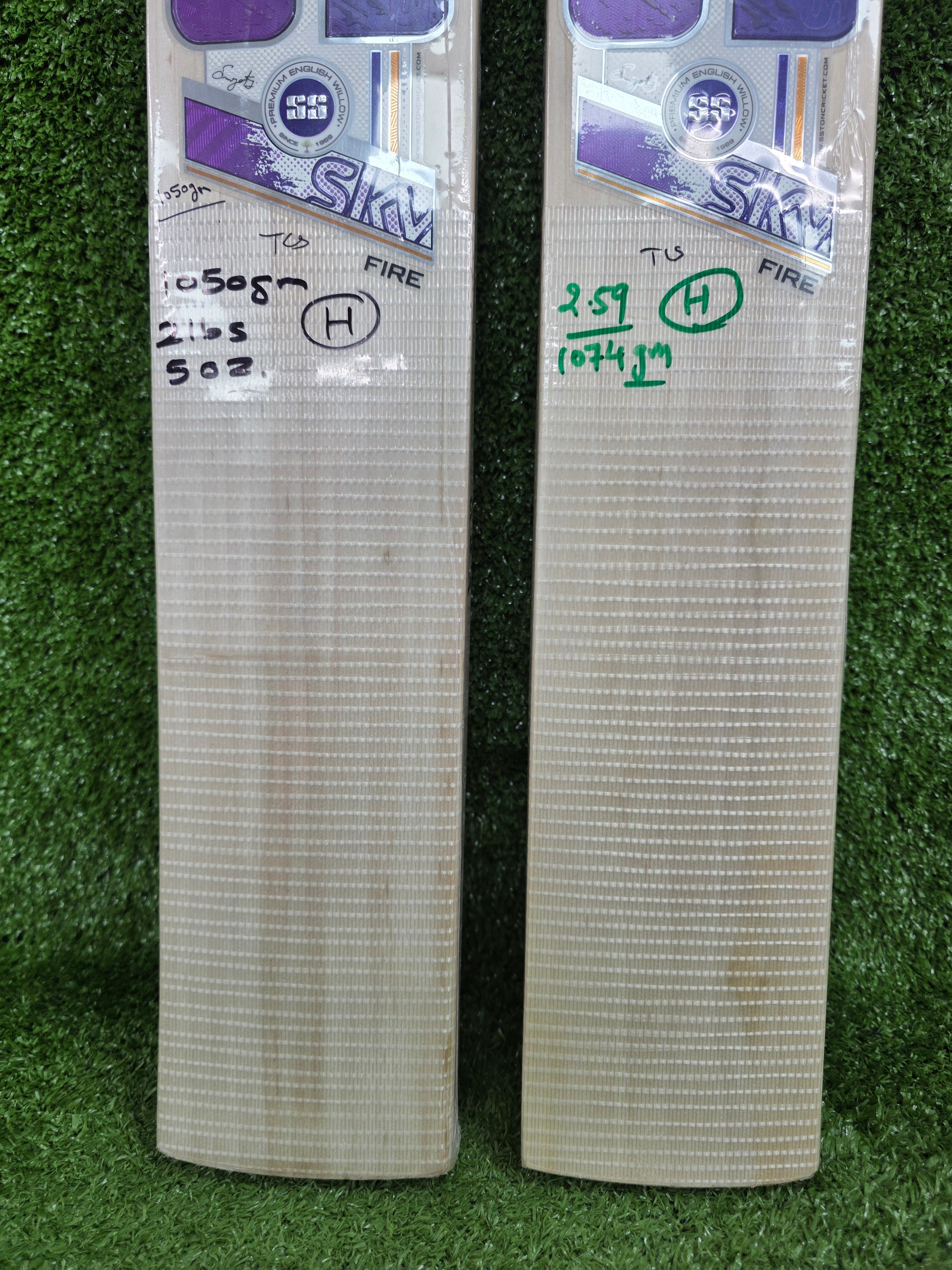 SS Sky Fire Harrow Youth English Willow Cricket Bat SS