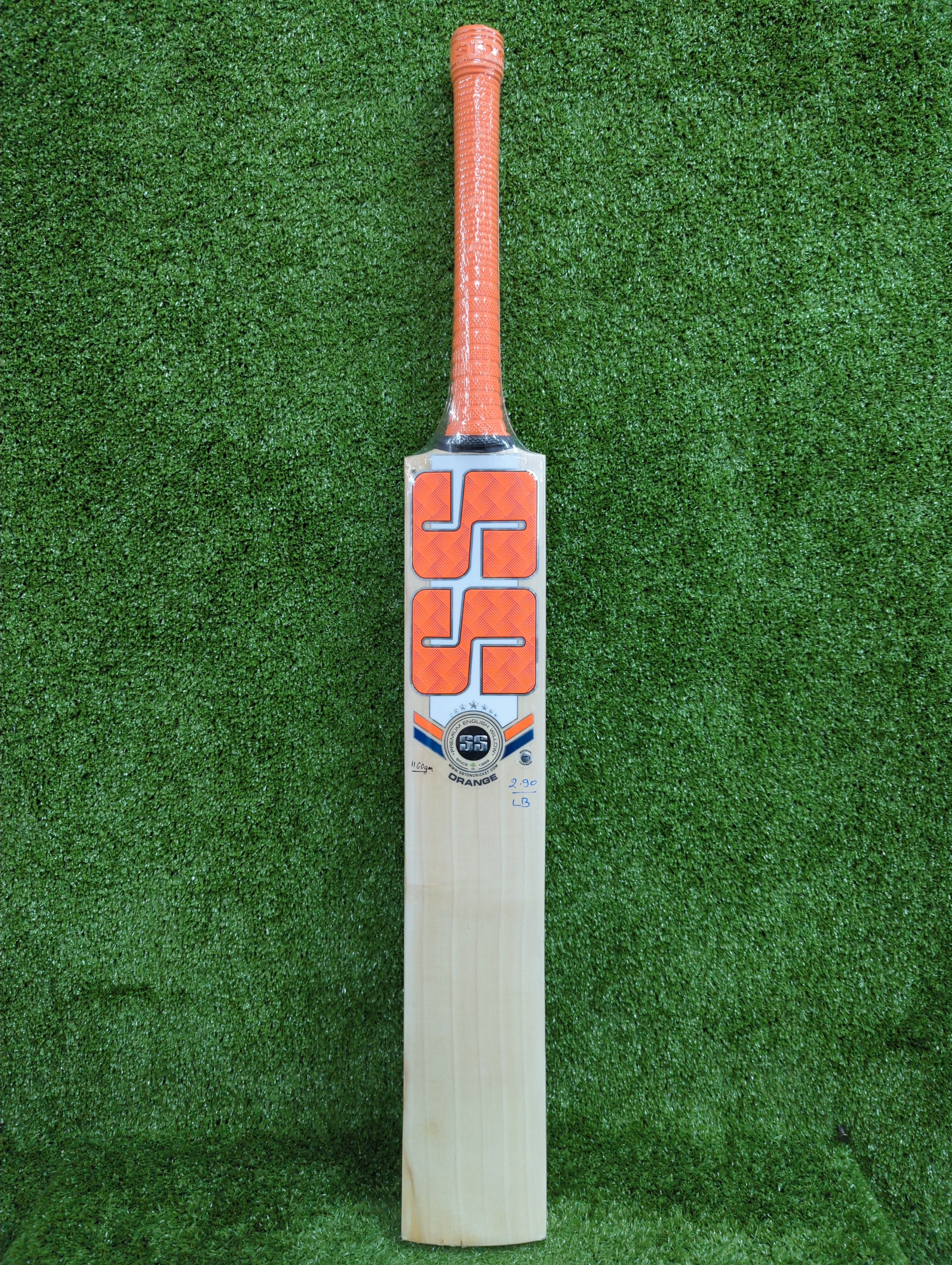 SS Orange Long Blade English Willow Cricket Bat