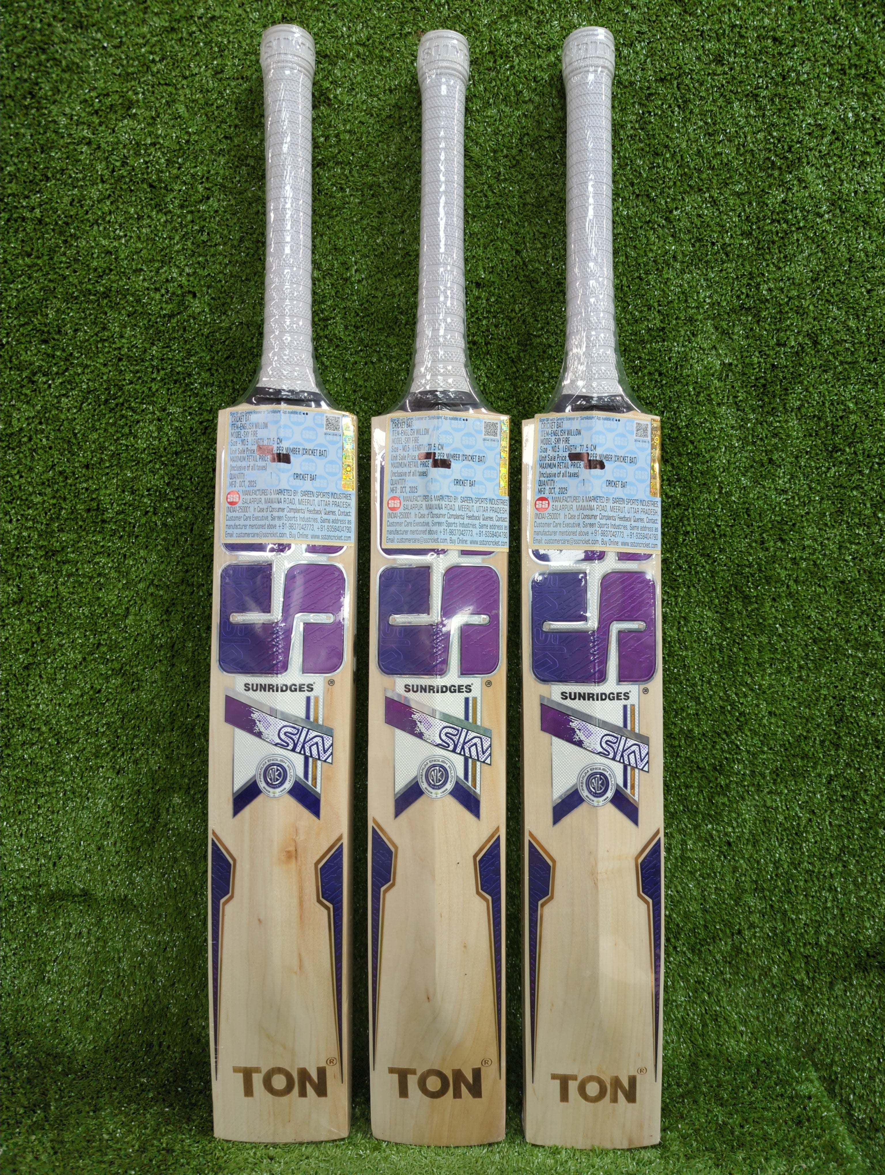 SS Sky Fire Junior / Youth English Willow Cricket Bat