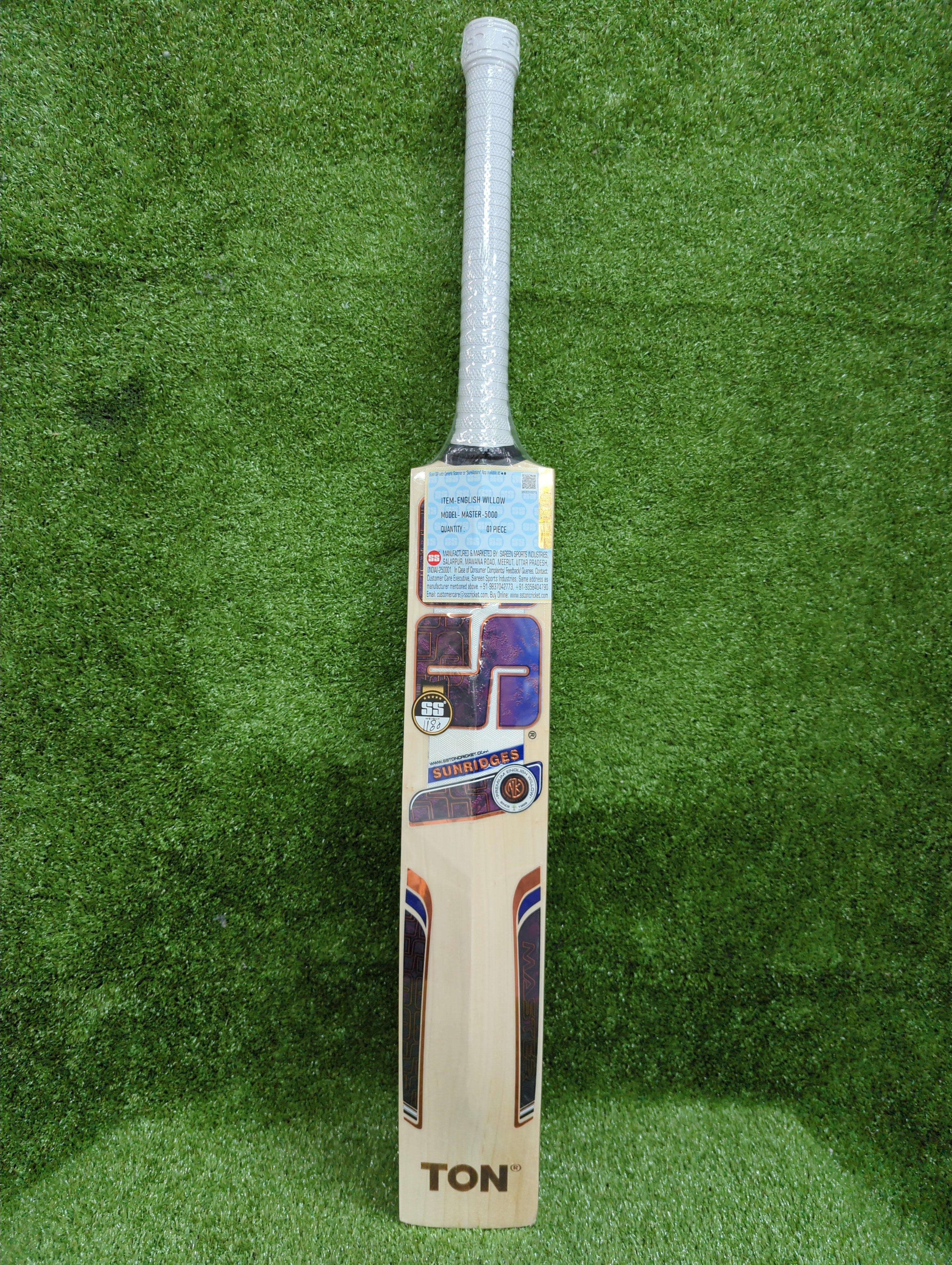 SS Master 5000 English Willow Cricket Bat Short Handle SS