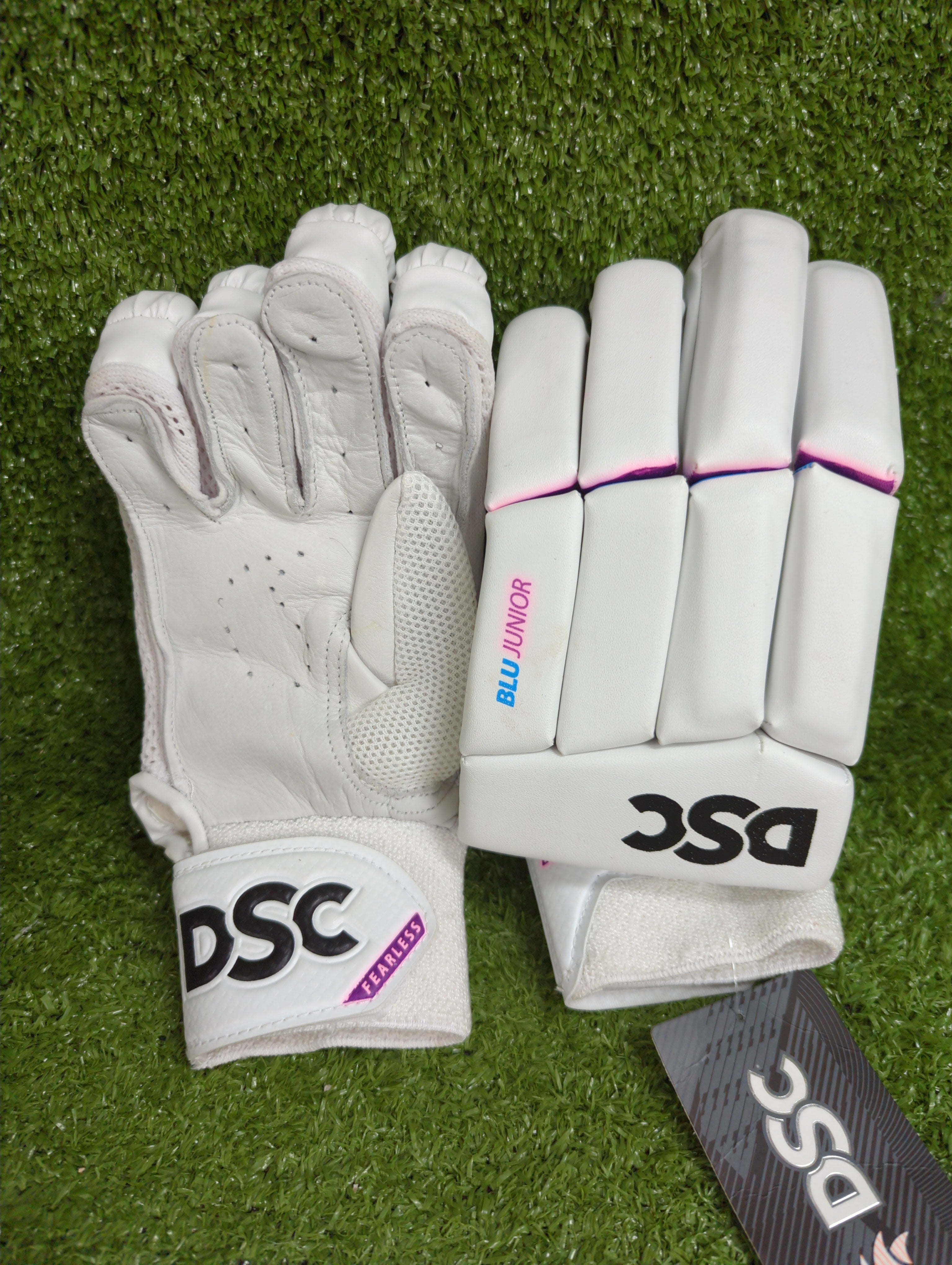 DSC BLU Junior / Youth Cricket Batting Gloves by DSC