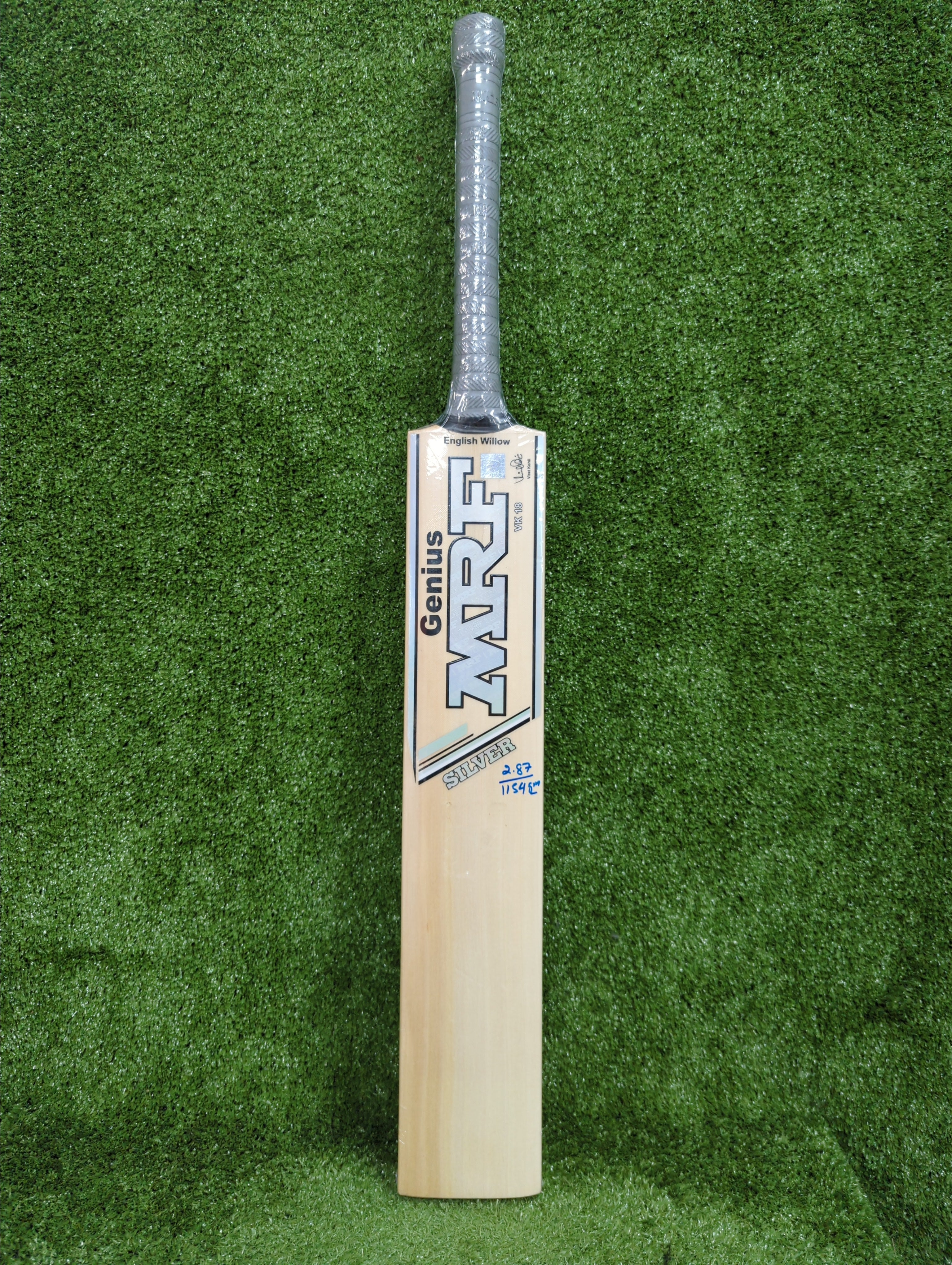 MRF Genius Silver Edition Cricket Bat | 25th Special Anniversary Model