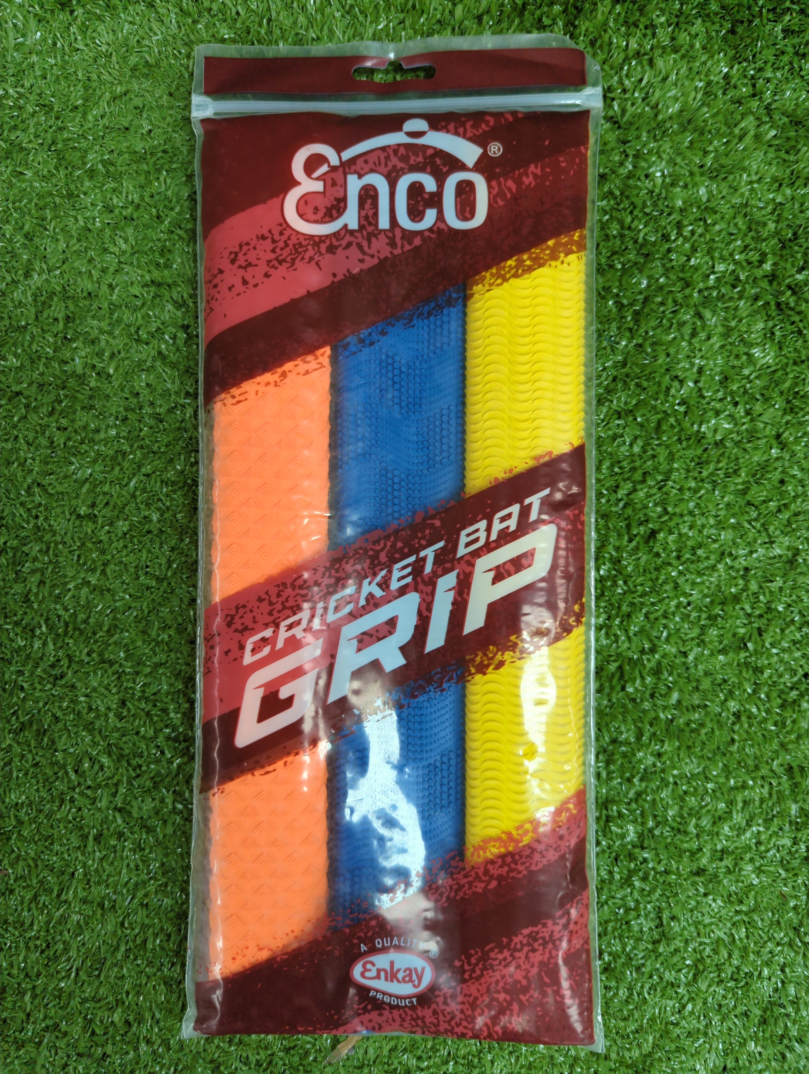 Enkay Supra 3 Different Colored Pack of 3 Cricket Grip