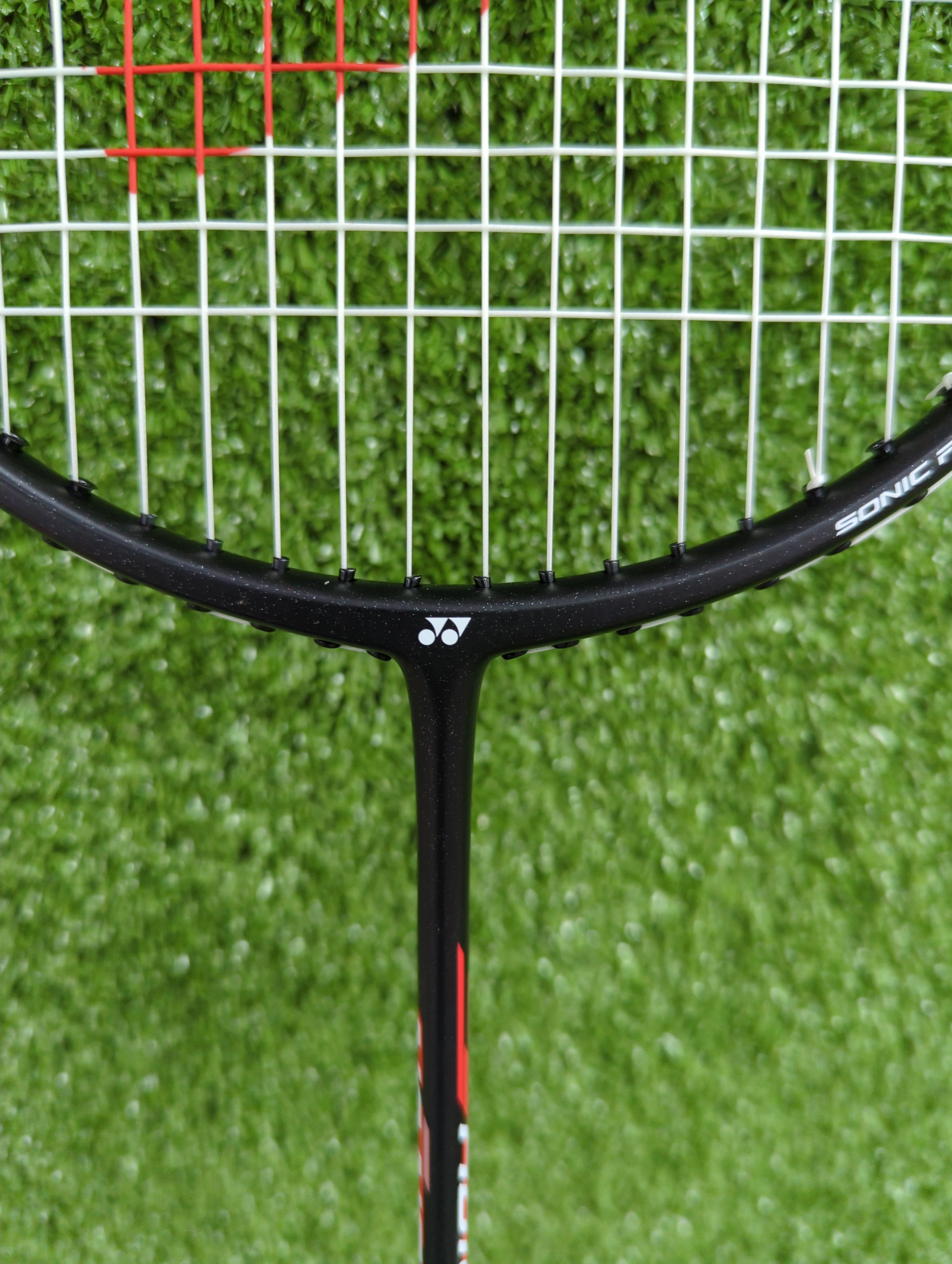 Yonex Nanoflare 001 Ability (Black/Red) Badminton Racket Prestrung - Made In China