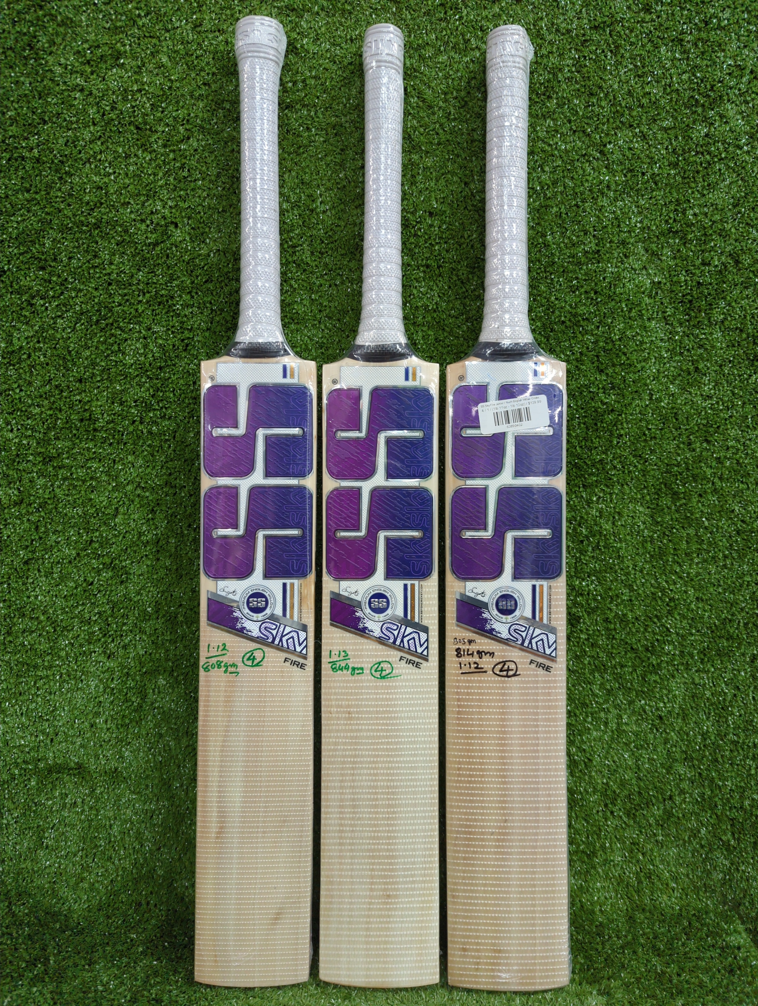 SS Sky Fire Junior / Youth English Willow Cricket Bat