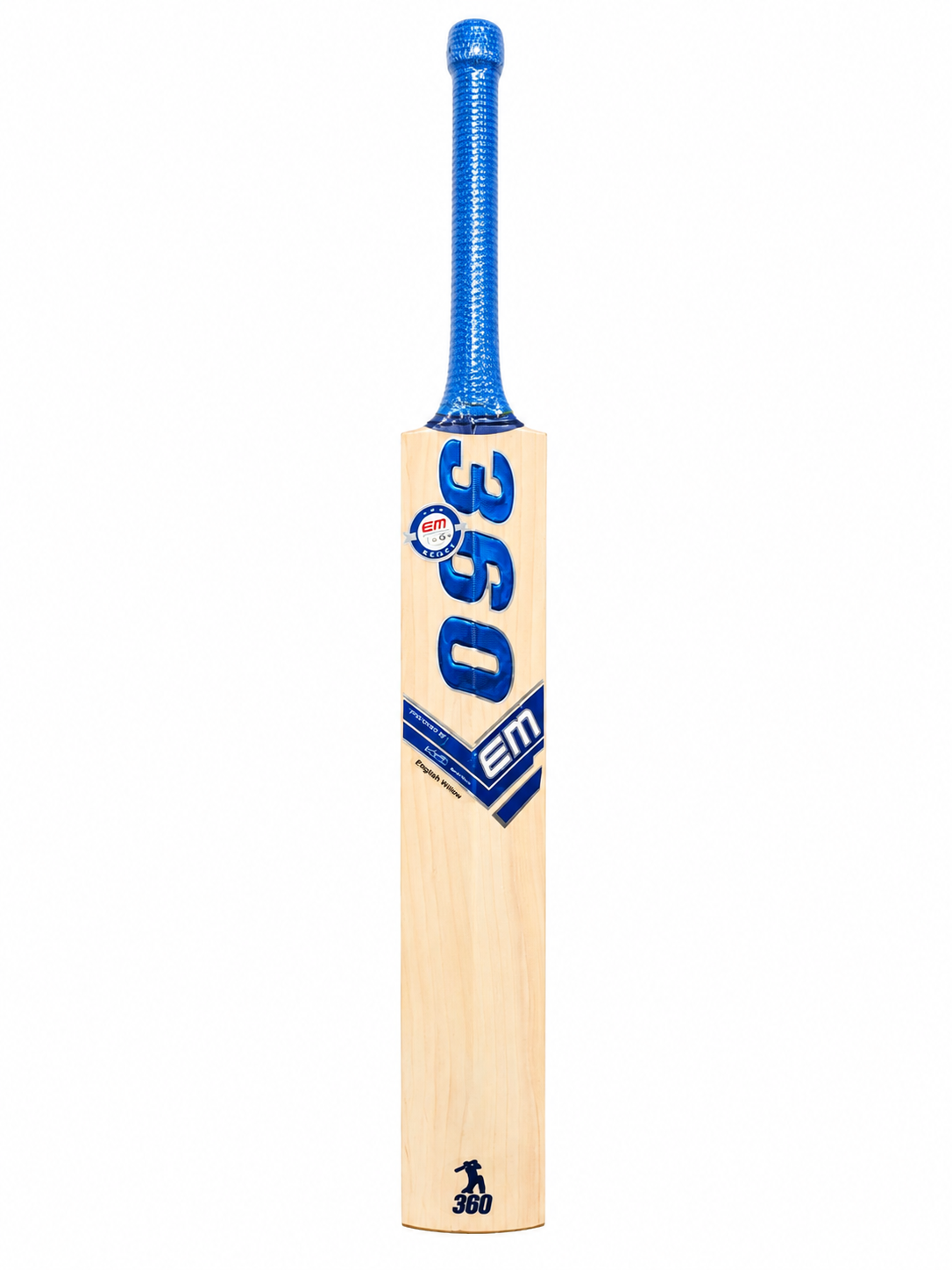 EM 360 Legacy AB de Villiers Harrow Youth English Willow Cricket Bat by EM - alternate view 4 - TopCricketStore