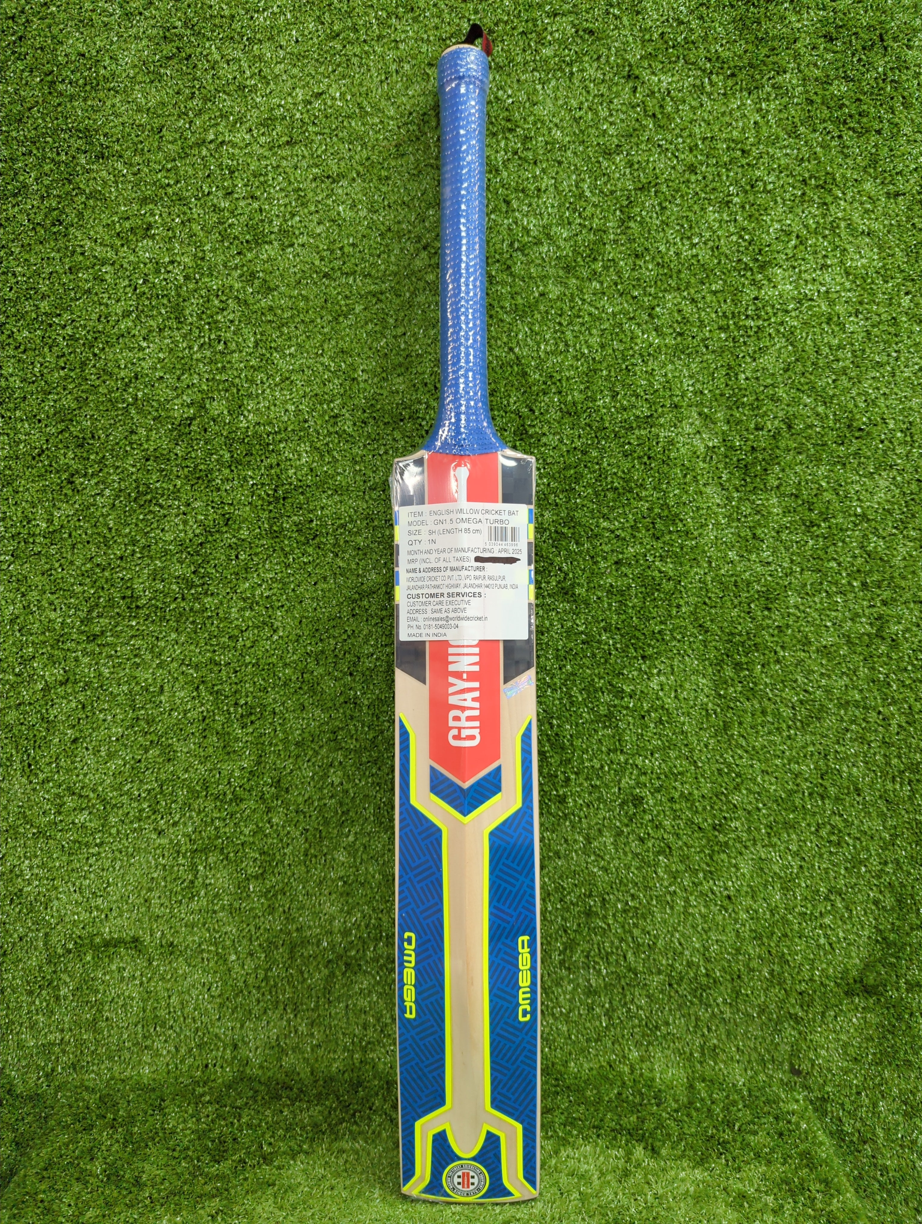 Gray-Nicolls 1.5 Omega Turbo English Willow Cricket Bat