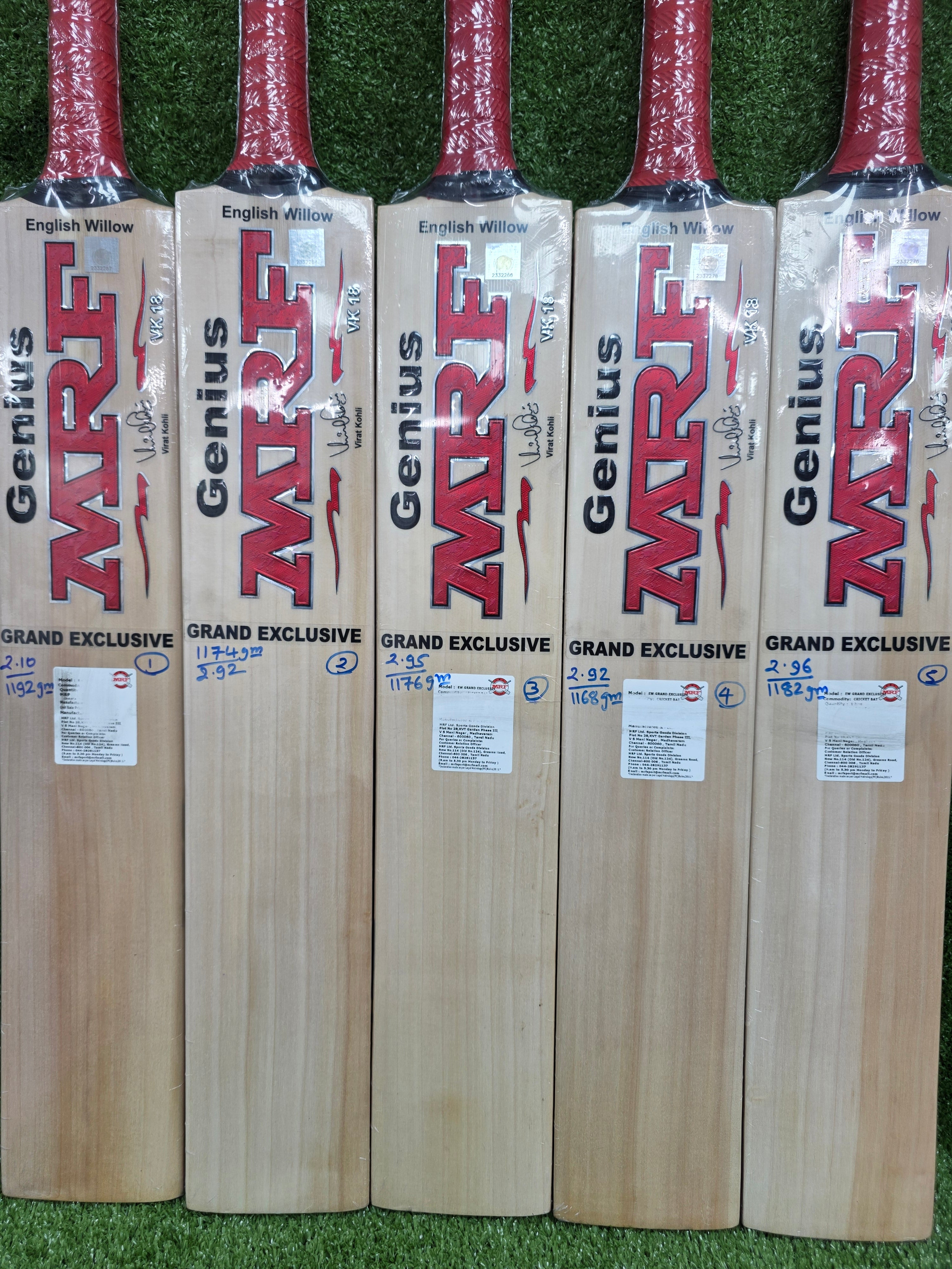 MRF Exclusive English Willow Cricket Bat MRF