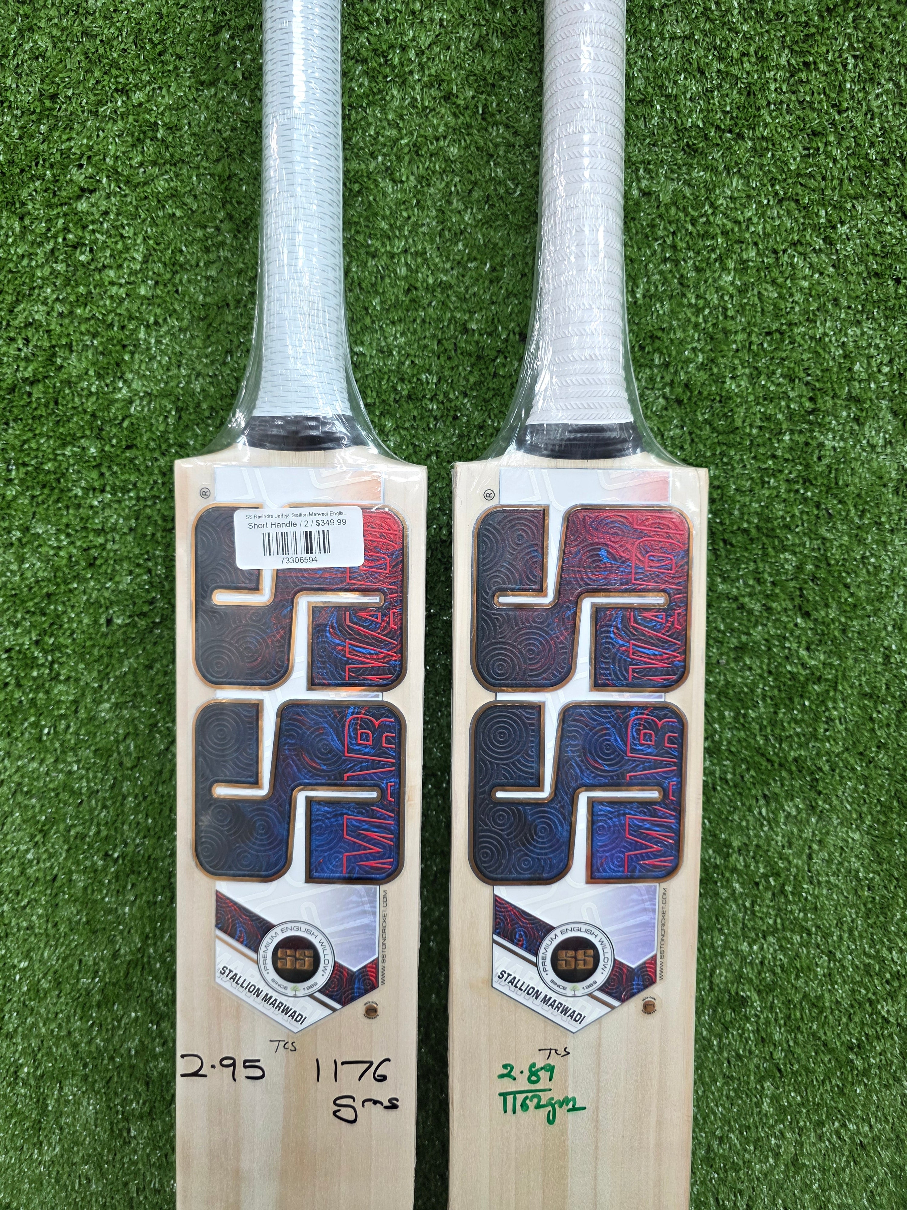 SS Ravindra Jadeja Stallion Marwadi English Willow Cricket Bat - Grade 2 SS
