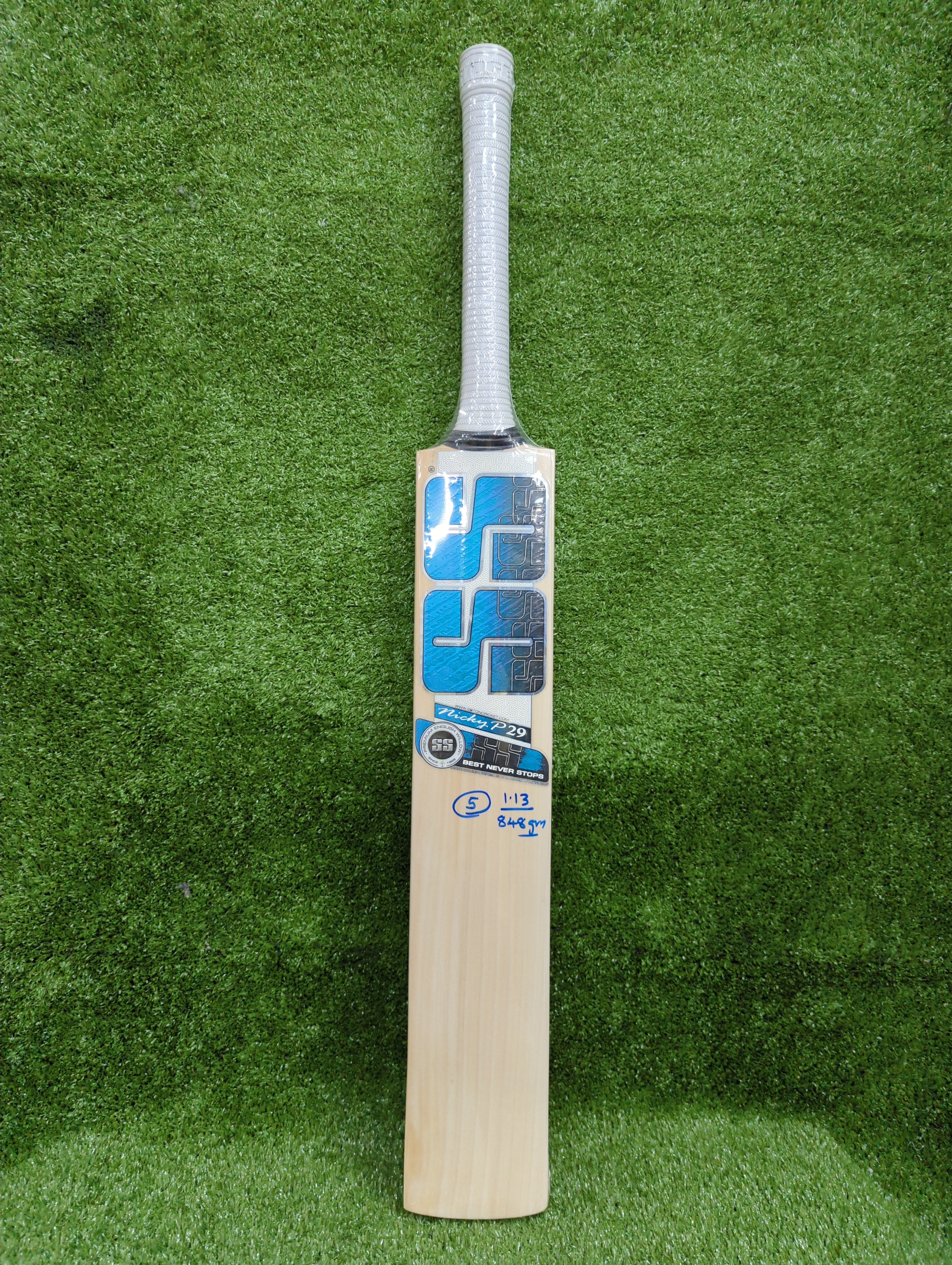 SS Nicholas Pooran Players Edition Junior / Youth English Willow Cricket Bat SS