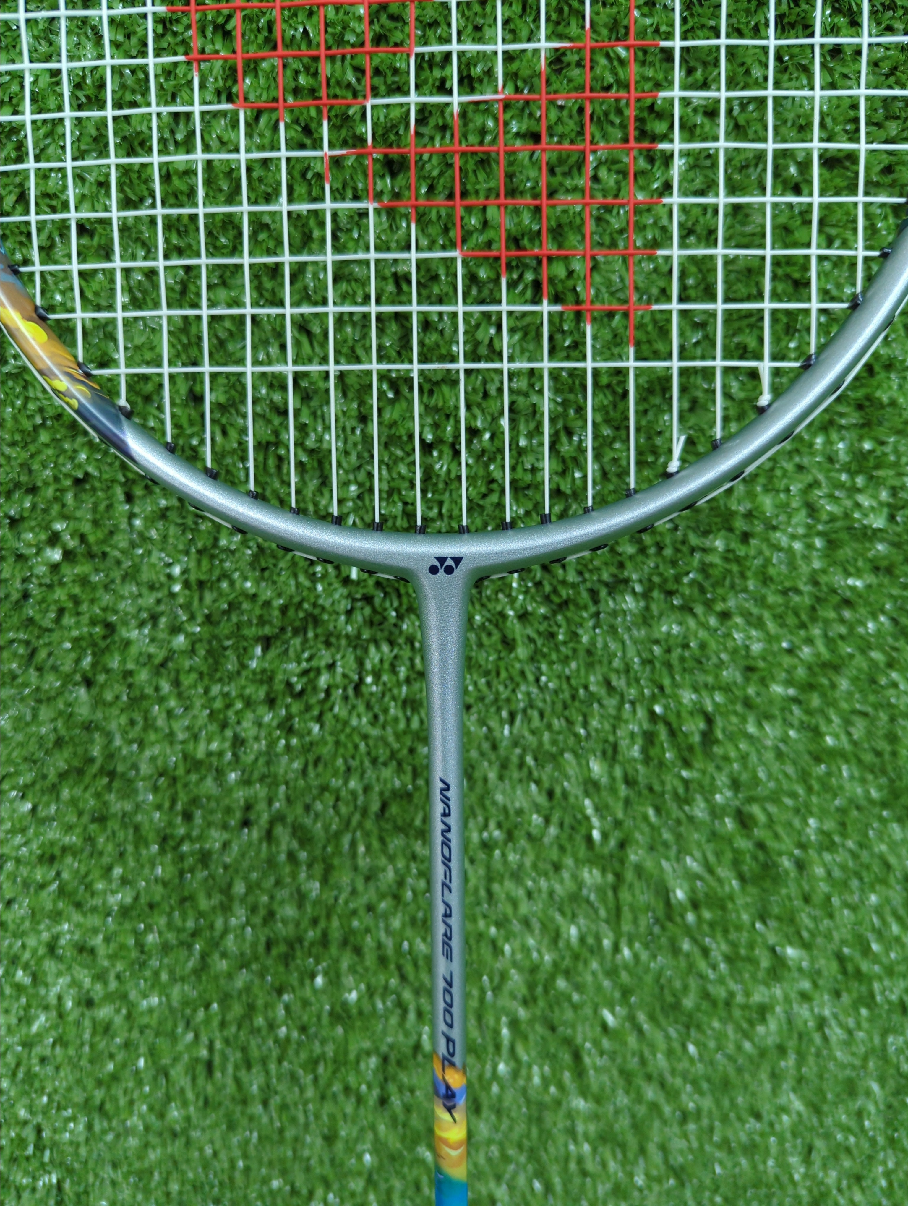 Yonex Nanoflare 700 Play Badminton Racket (Prestrung) - Silver/Sky Blue
