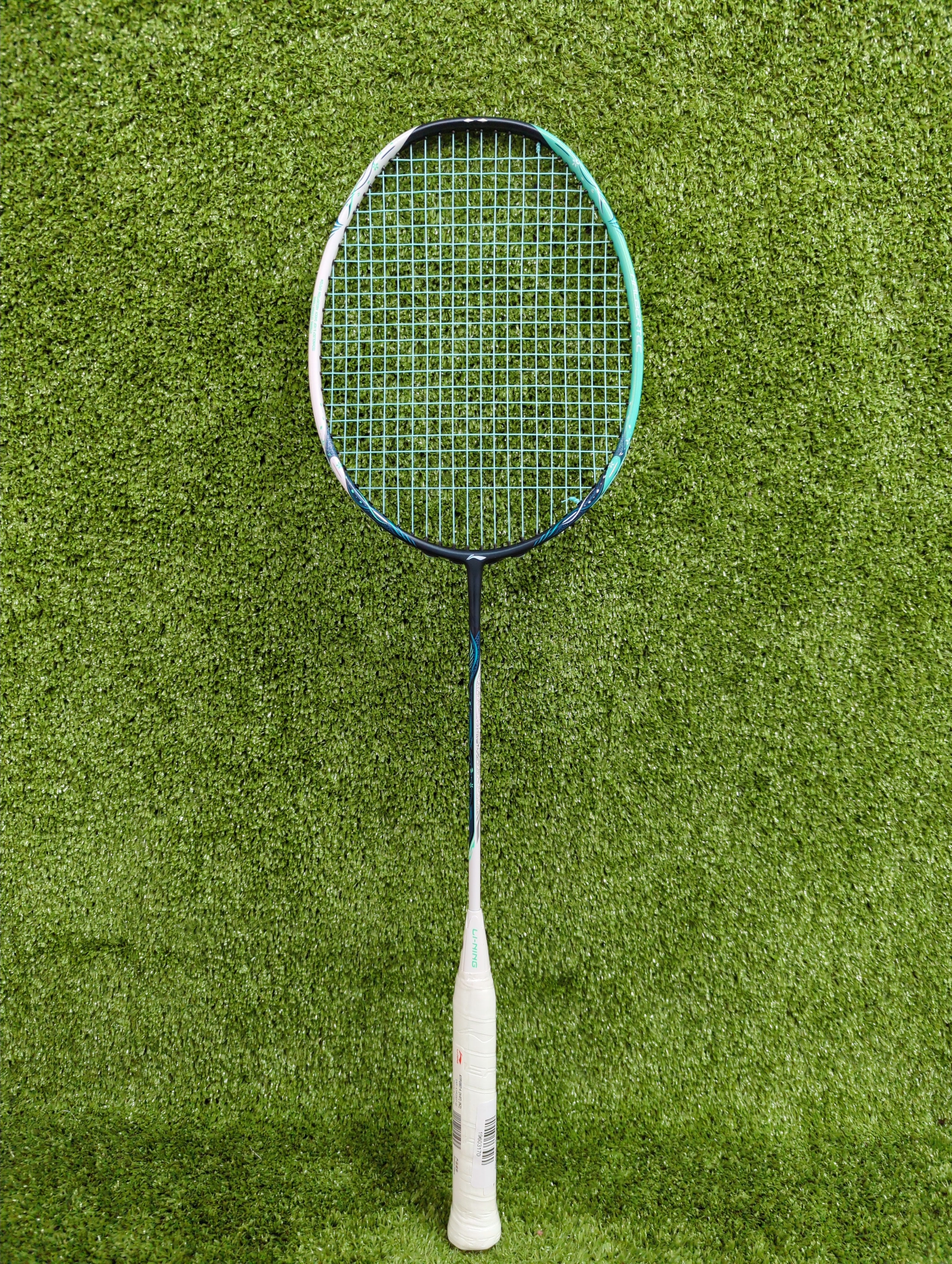 Li-Ning Halbertec 6000 Black/Aqua Green Badminton Racket Unstrung- Made in China