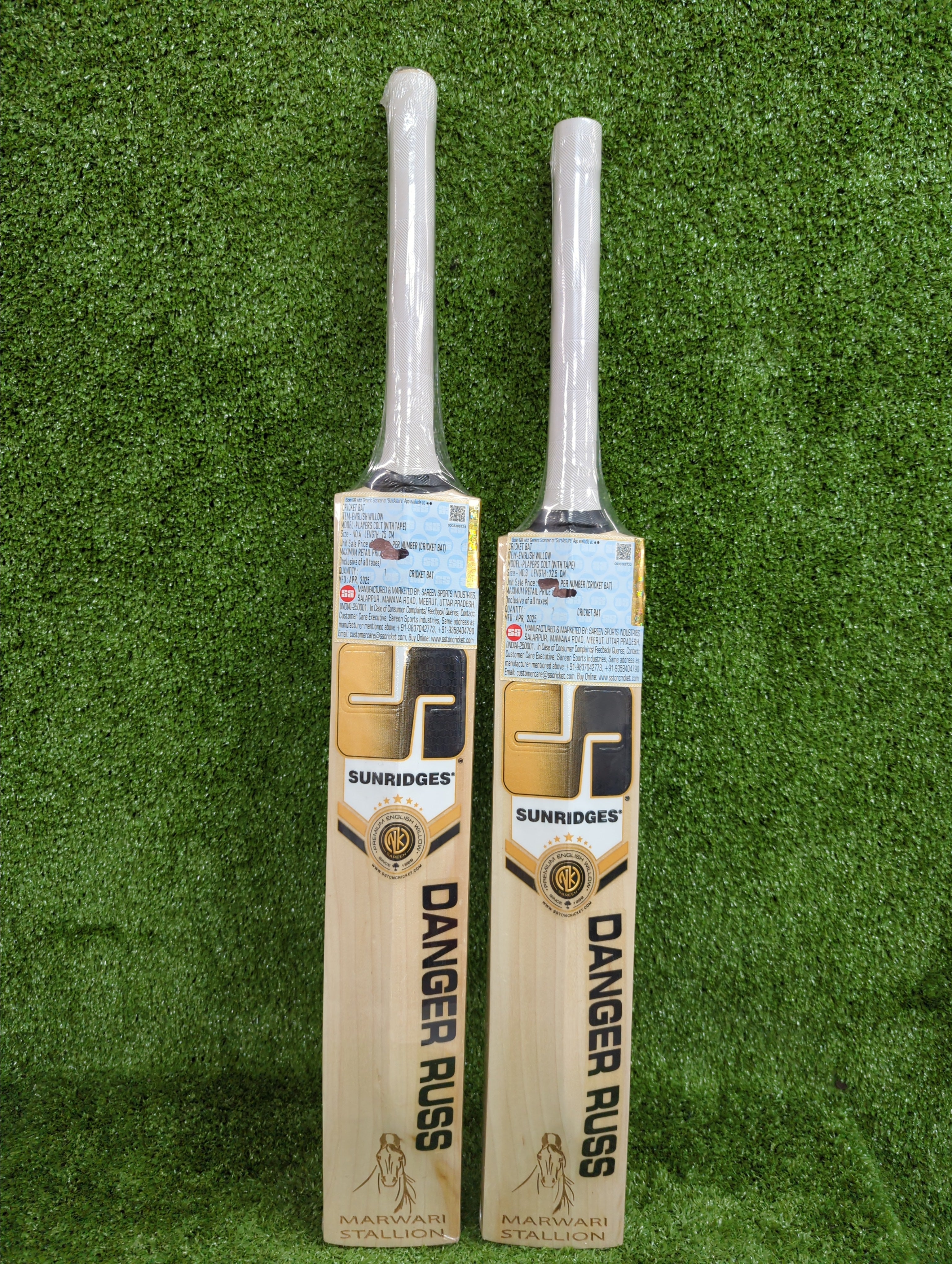 SS Dre Russ Players Colt Junior / Youth English Willow Cricket Bat