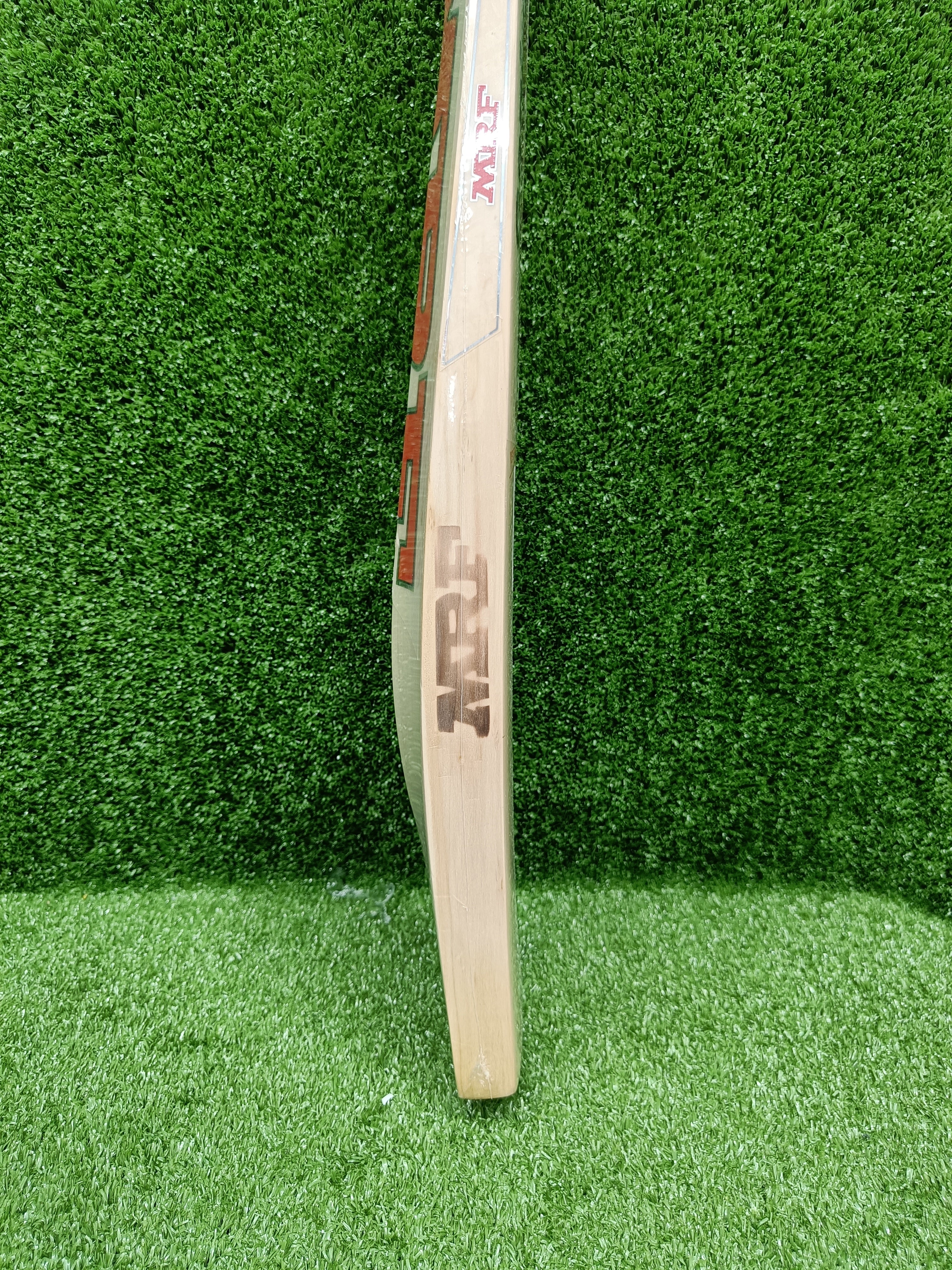 MRF Genius Grand Edition Cricket Bat by MRF - close-up detail - TopCricketStore