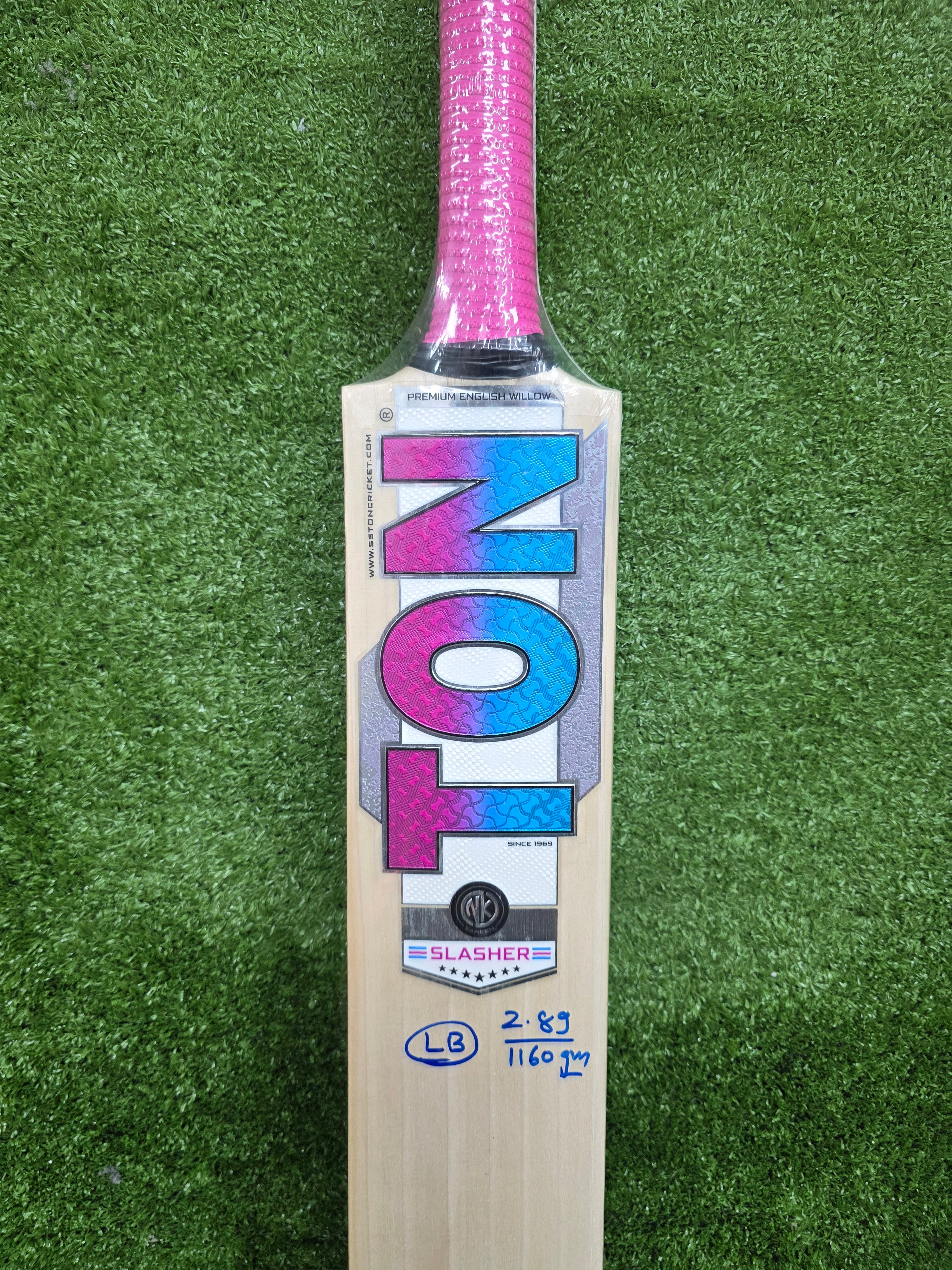 SS Ton Slasher English Willow Cricket Bat – Long Blade, Grade 3 SS
