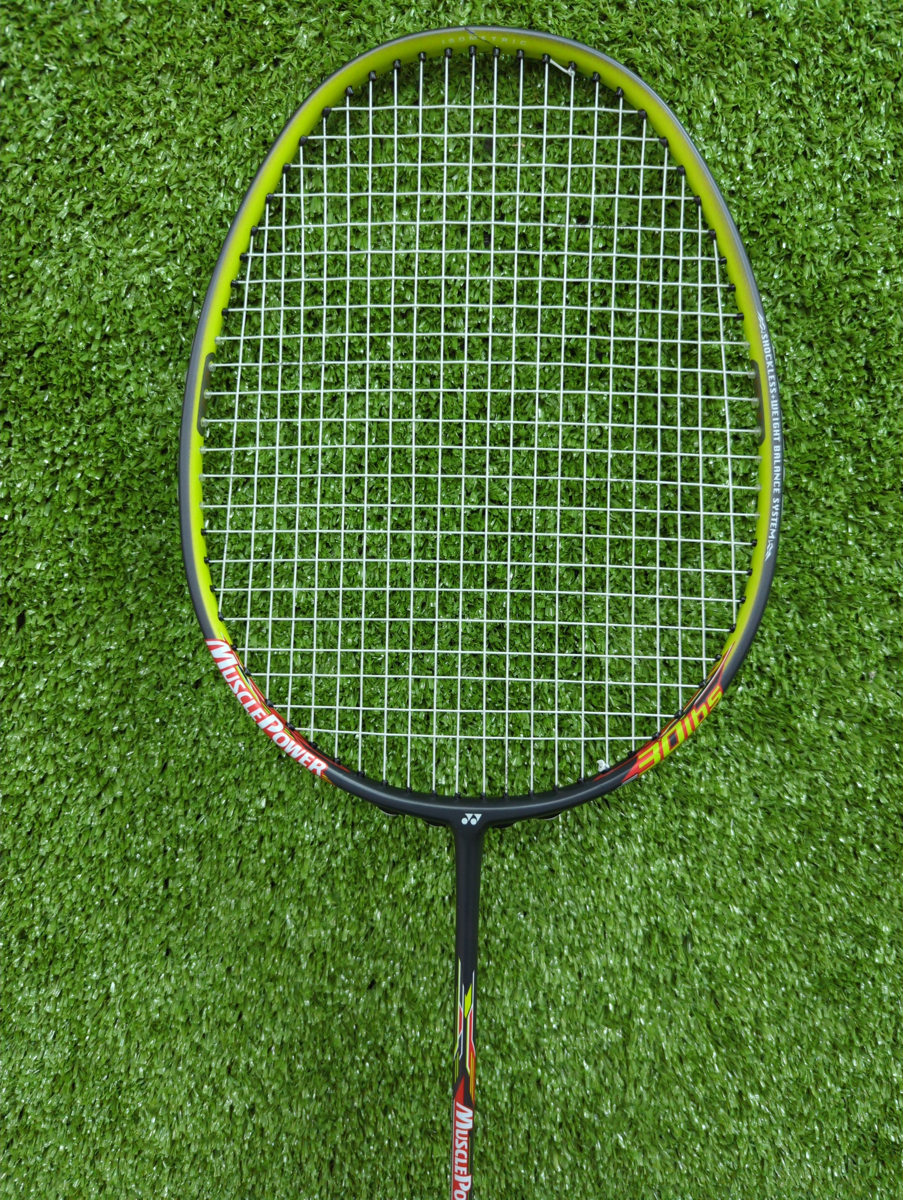Yonex Muscle Power 55 Light Green Badminton Racket Prestrung - Made in Taiwan