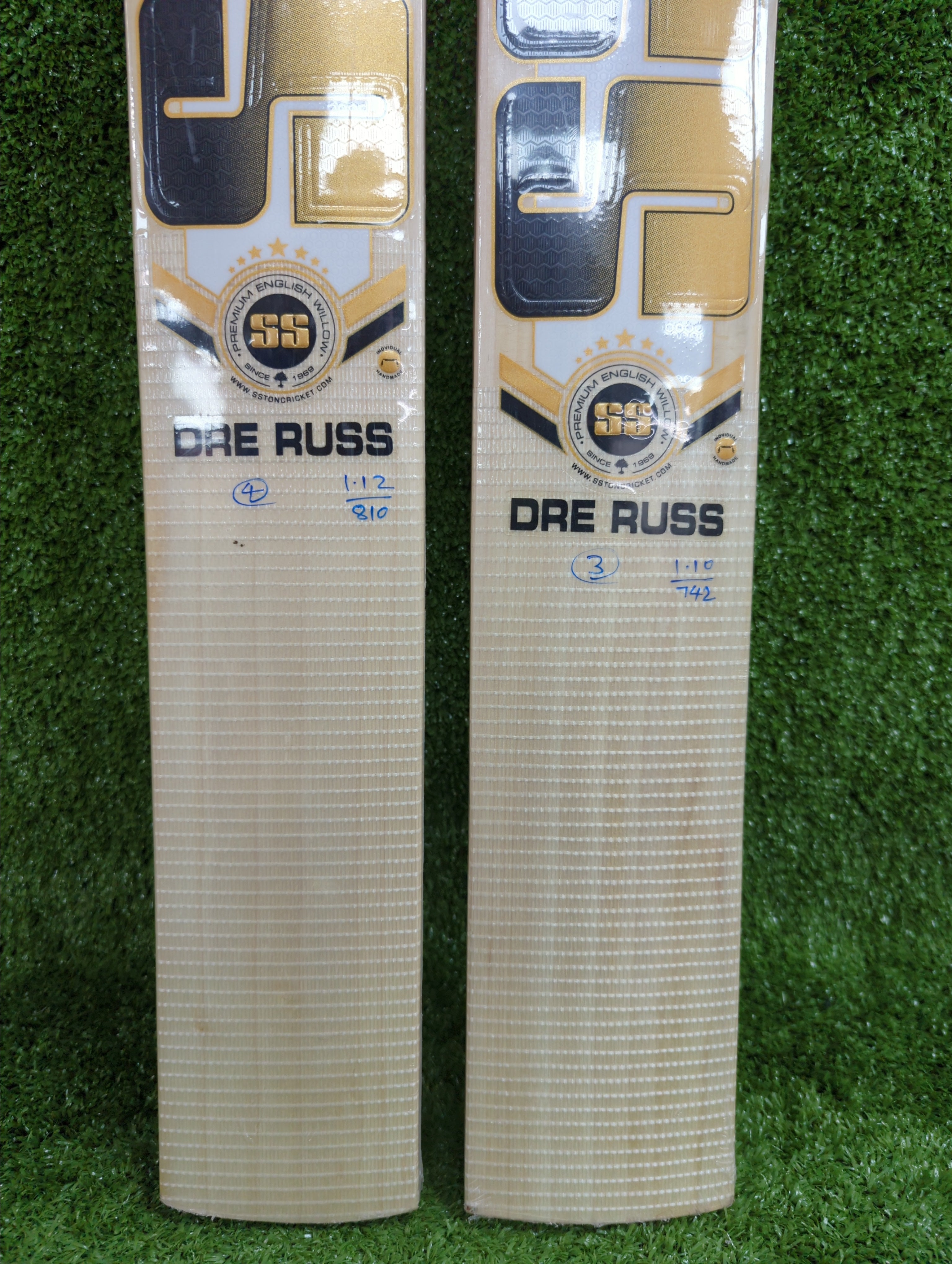 SS Dre Russ Players Colt Junior / Youth English Willow Cricket Bat