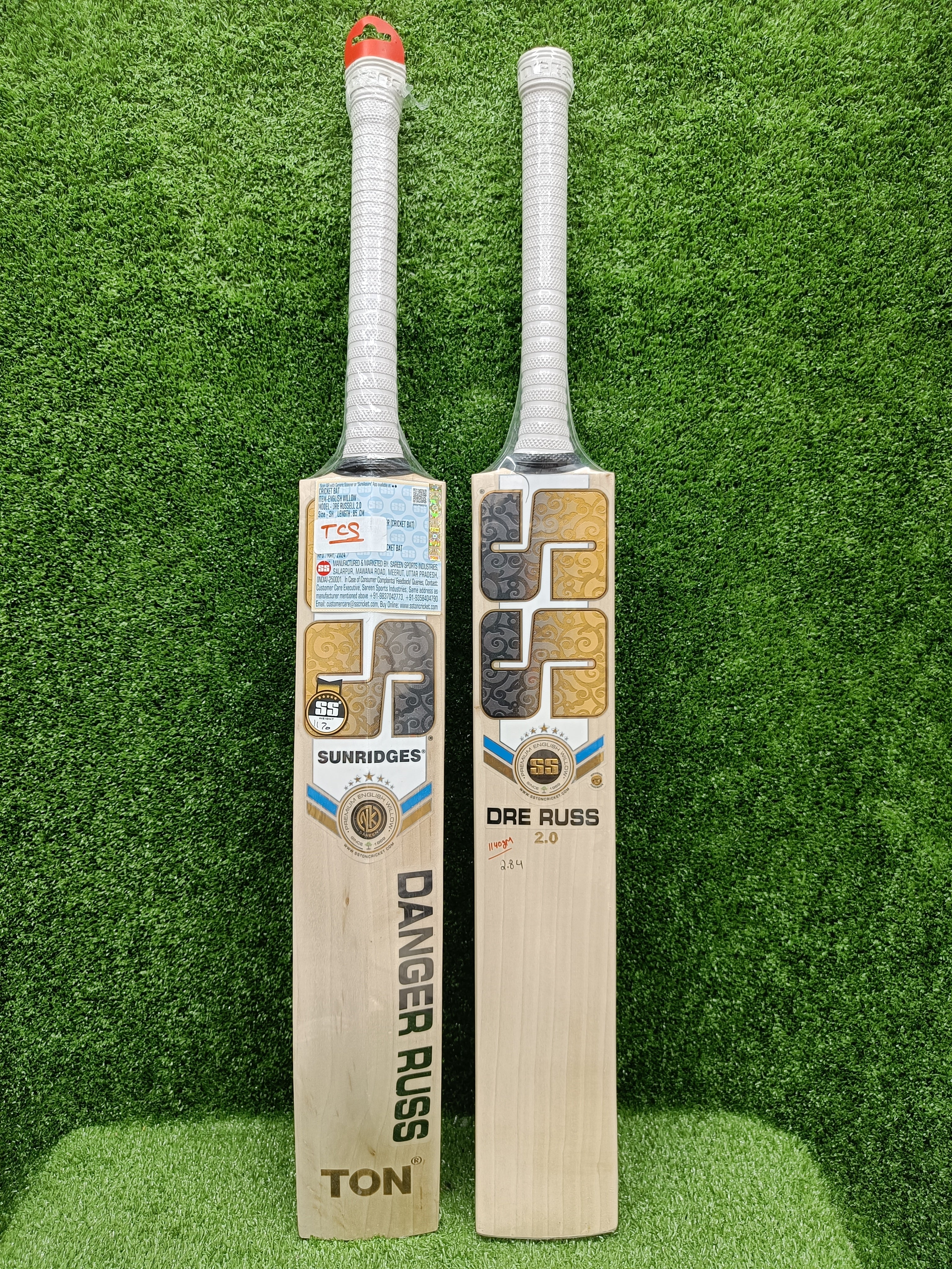 SS Dre Russ 2.0 Big Hitter English Willow Cricket Bat
