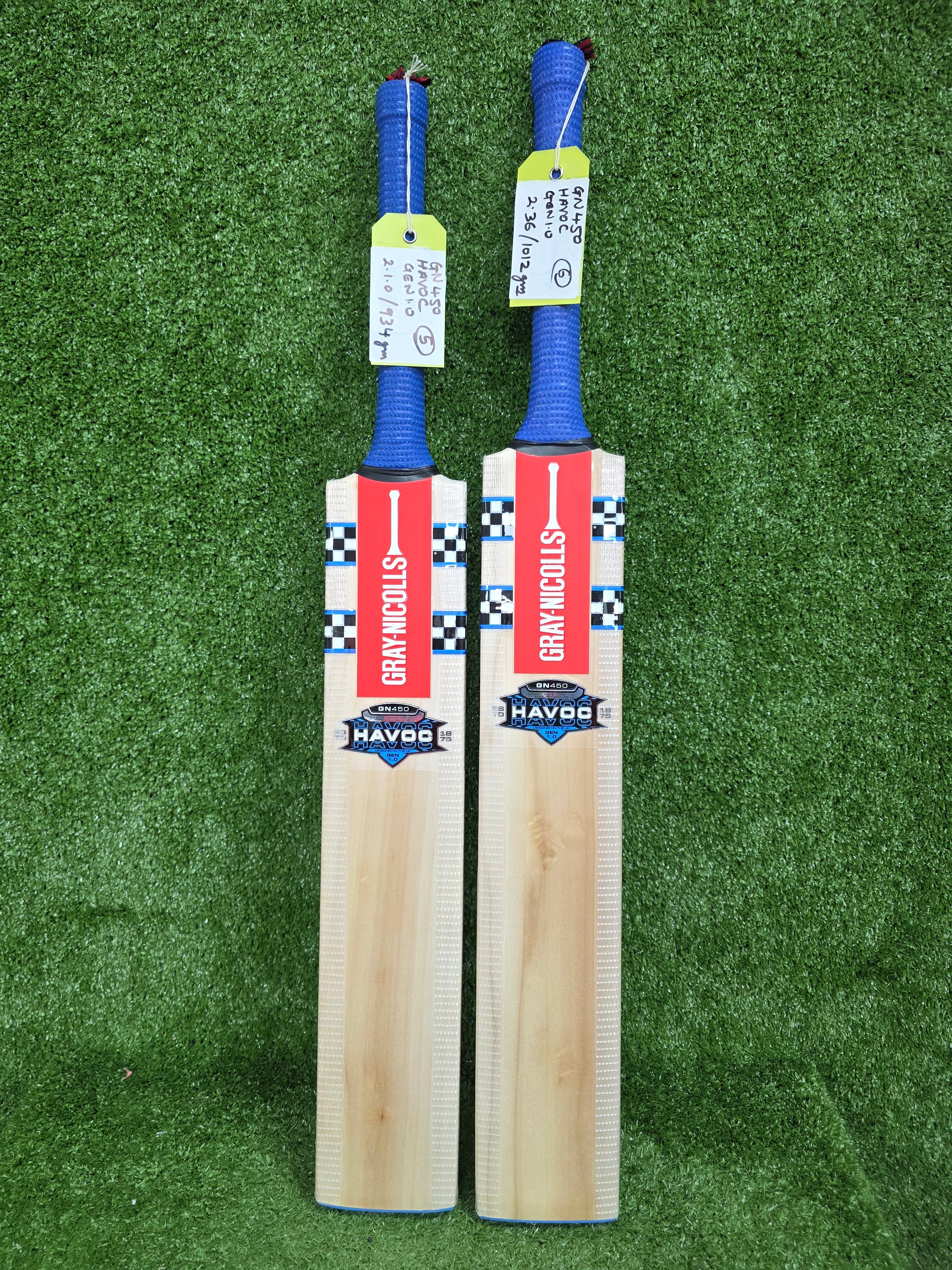 Gray-Nicolls Havoc 1.0 GN450 Junior / Youth English Willow Cricket Bat
