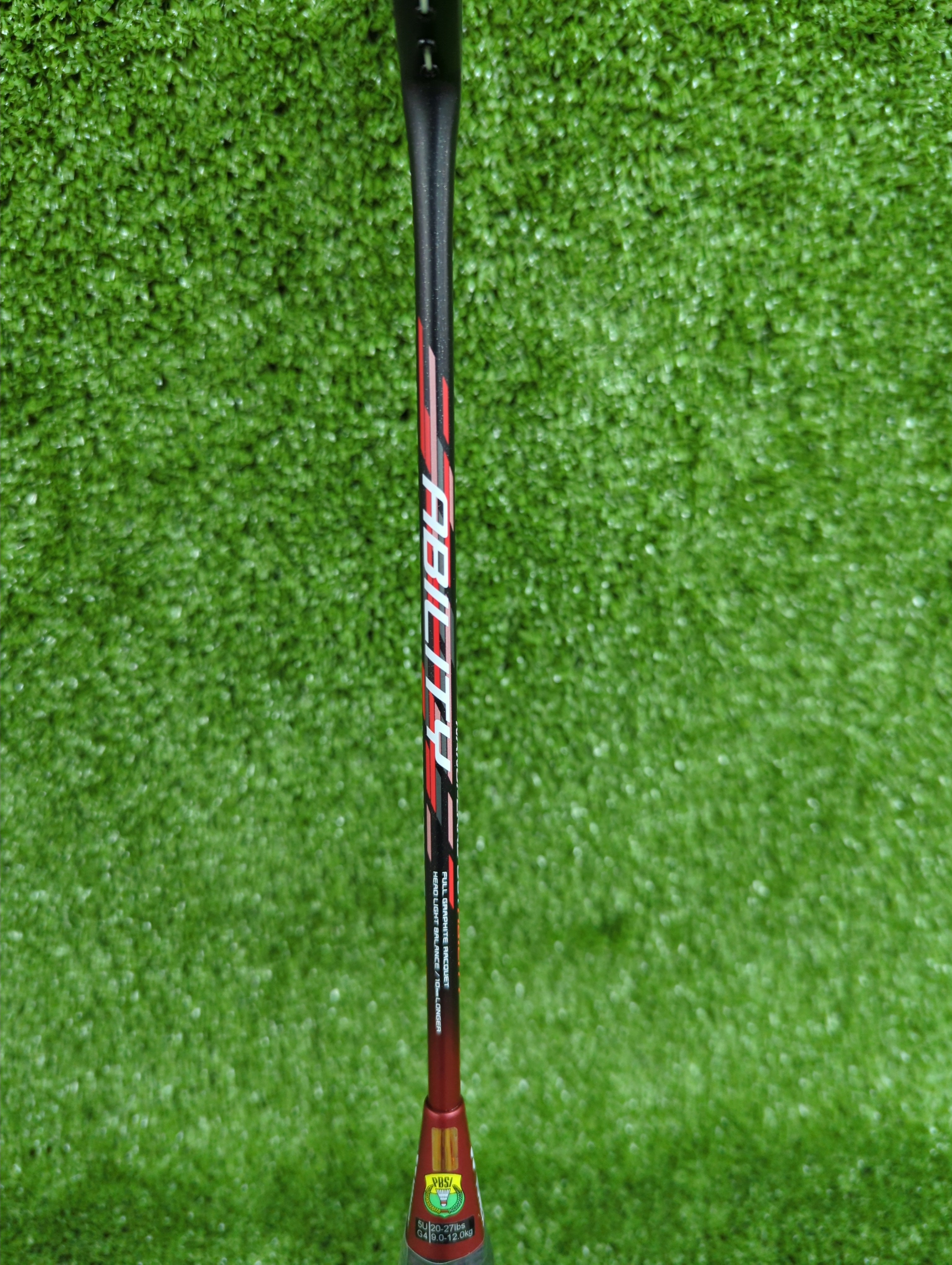 Yonex Nanoflare 001 Ability (Black/Red) Badminton Racket Prestrung - Made In China