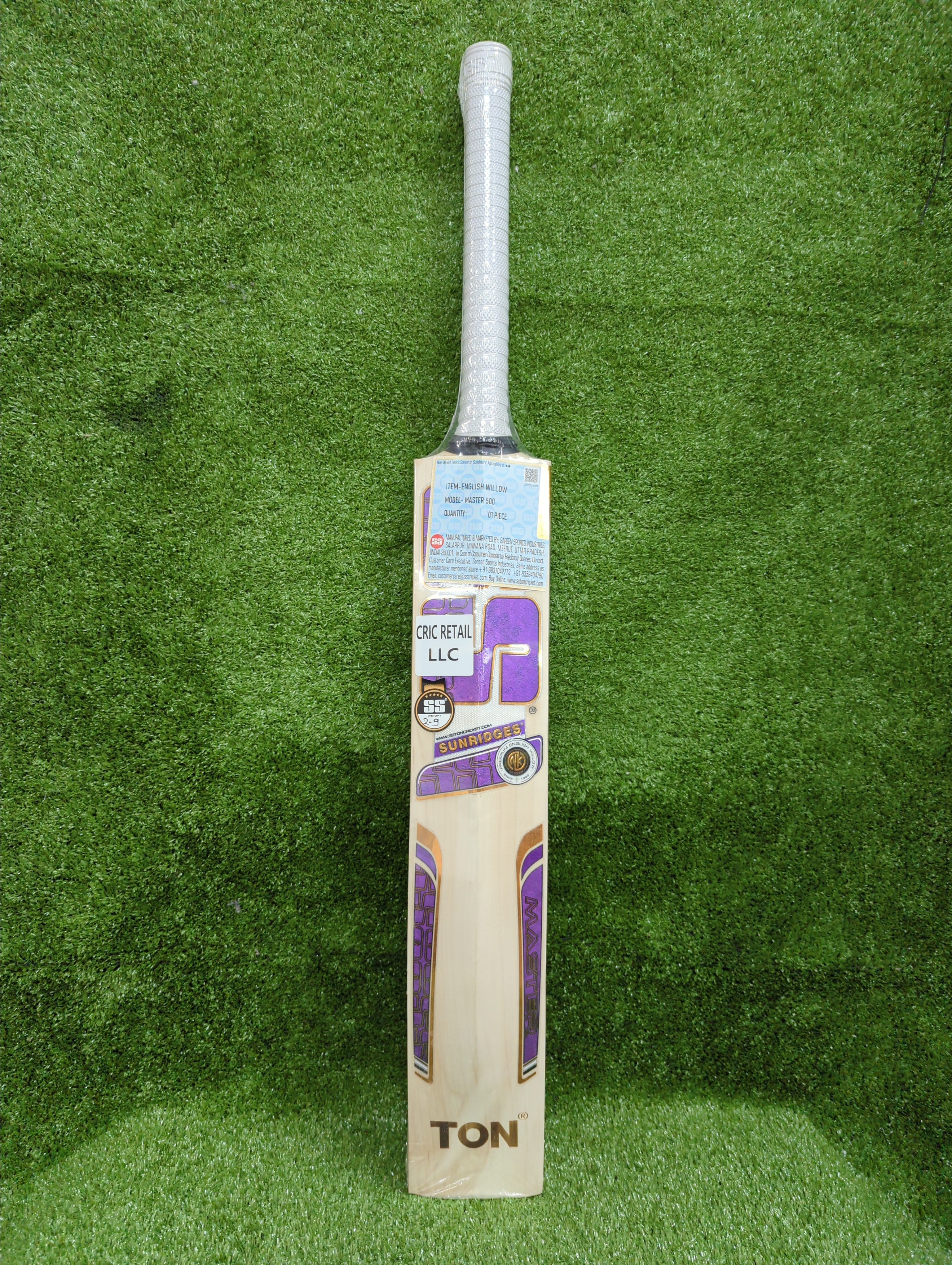SS Master 500 English Willow Cricket Bat SS